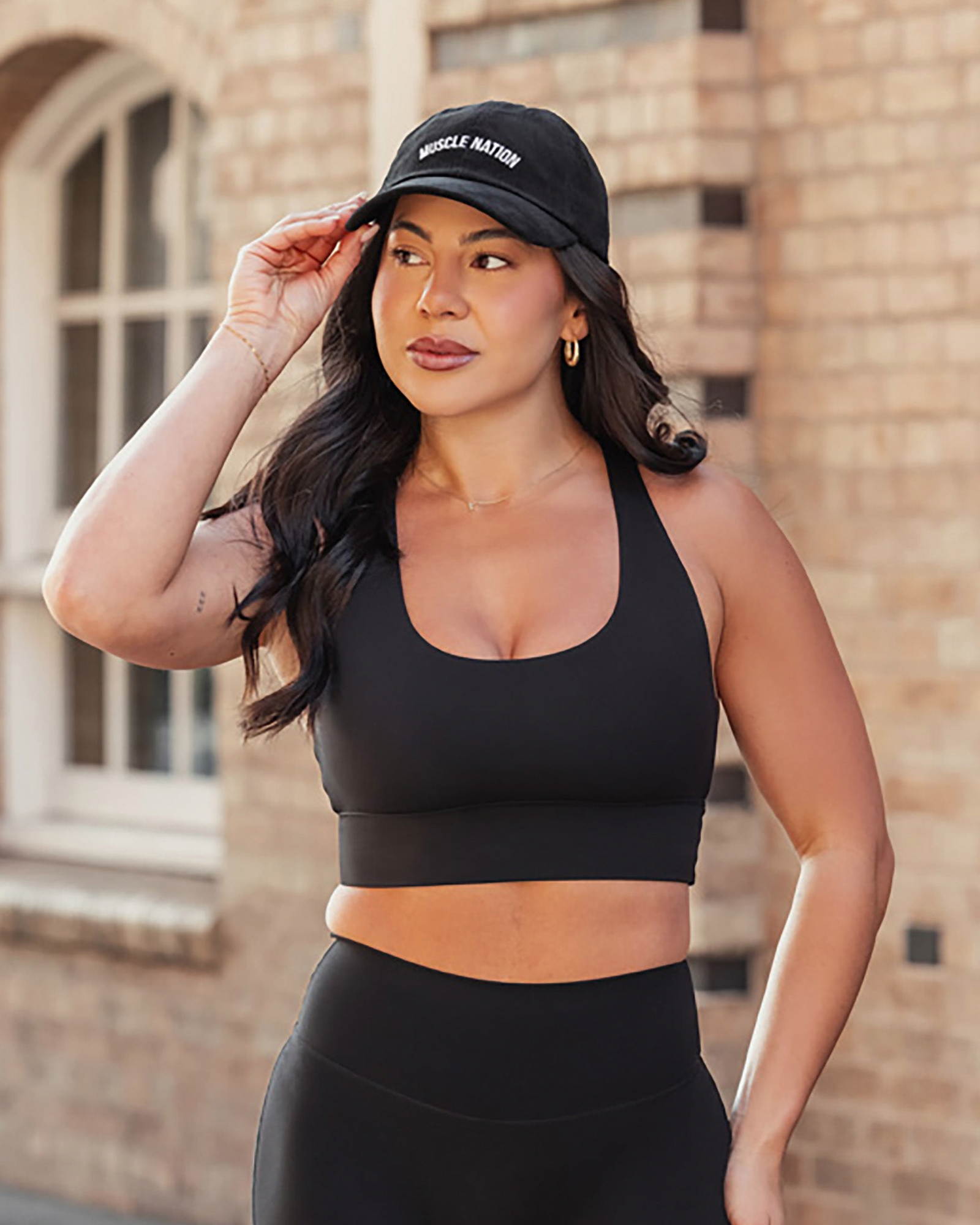 Allure Longline Bra - Black