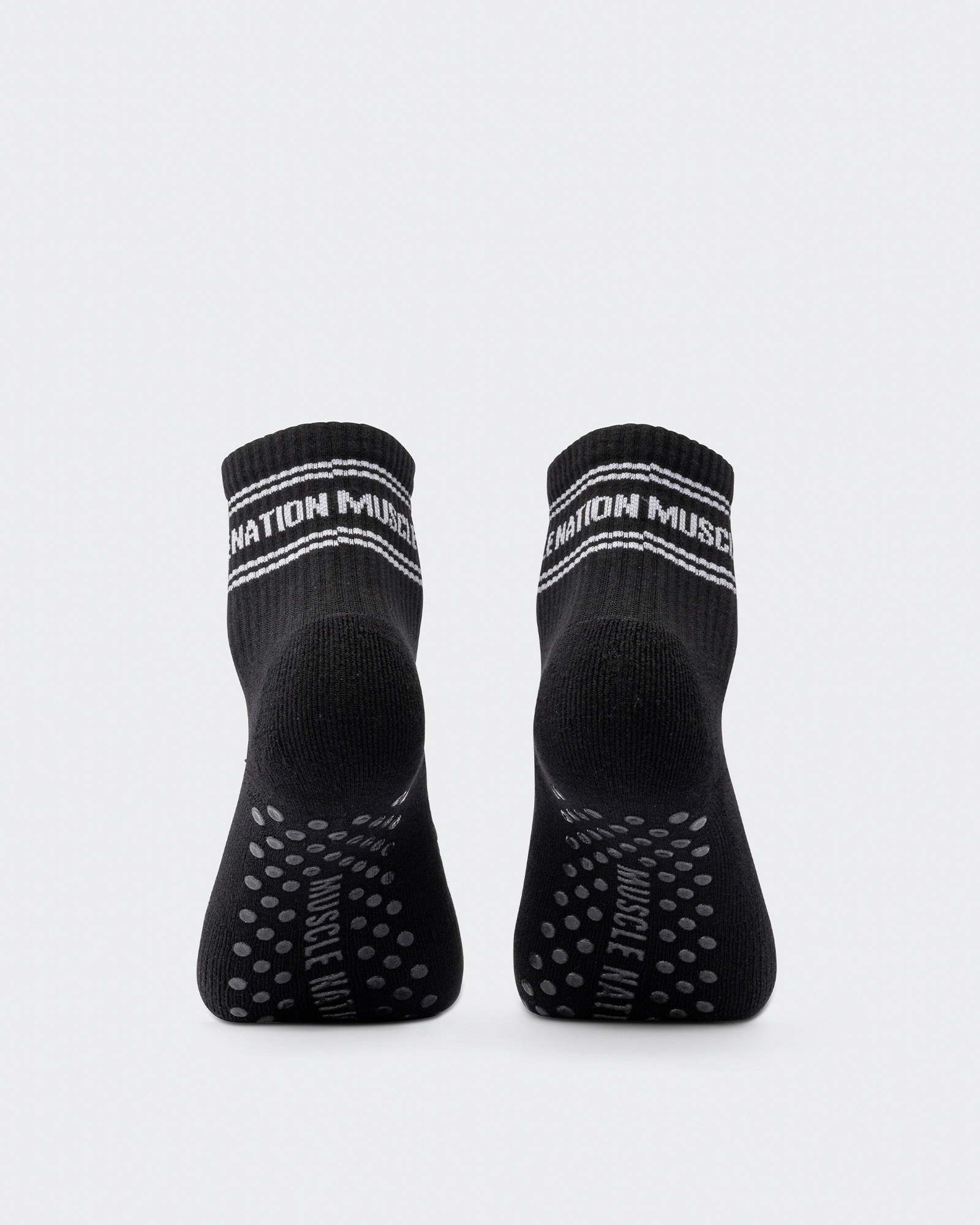 1/4 Crew Grip Sock - 1Pack - Black