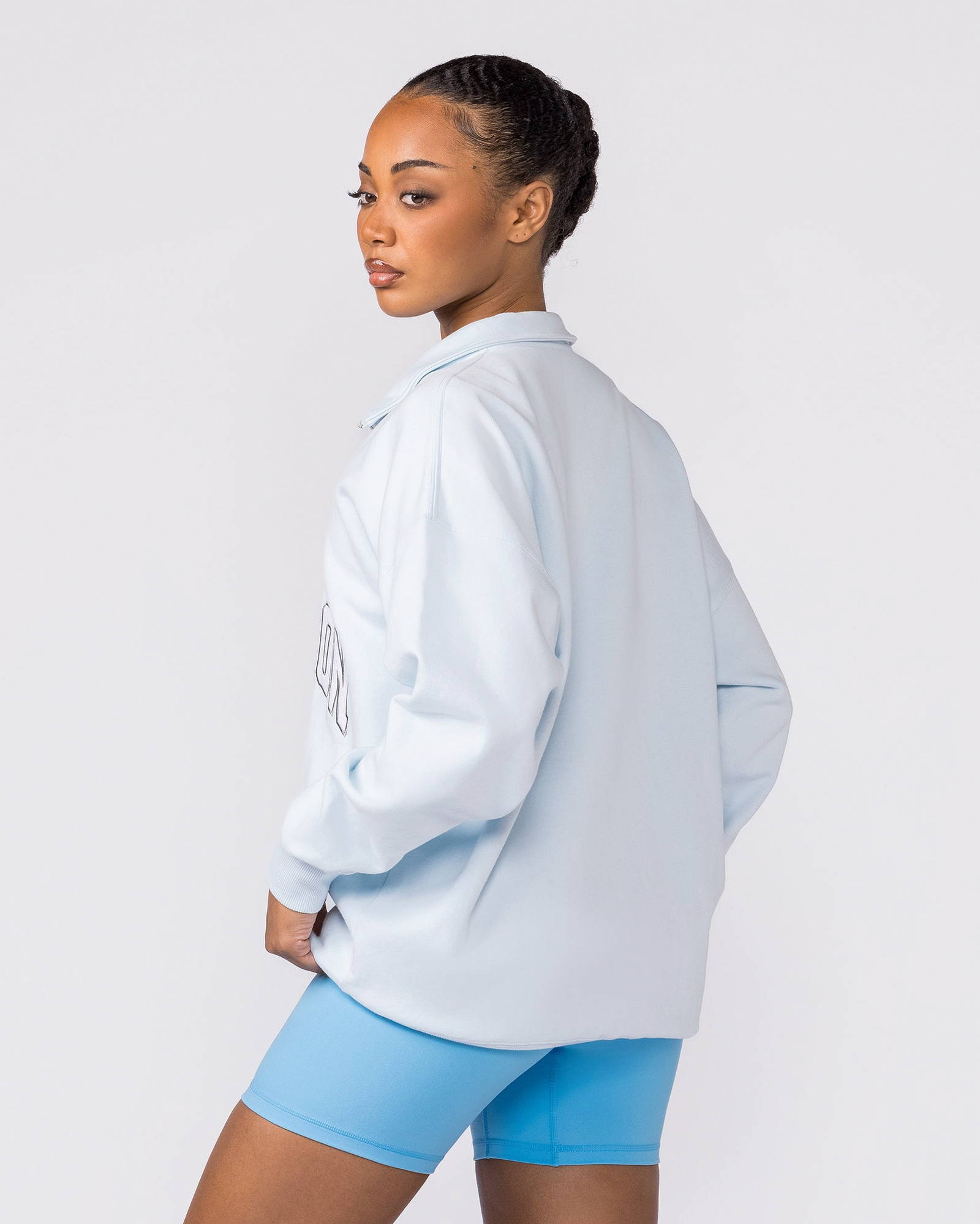 Academy Quarter Zip - Bluebell