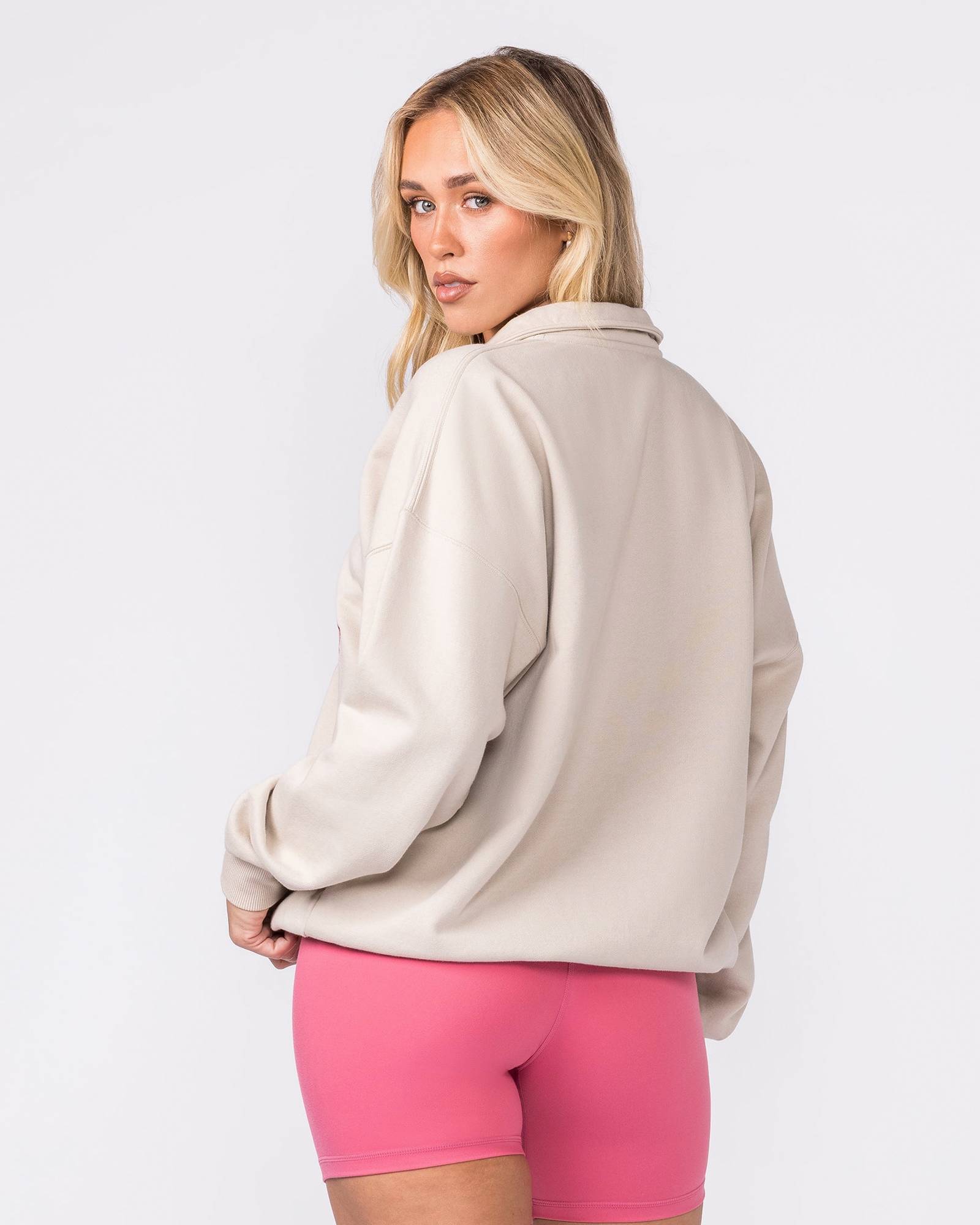 Academy Quarter Zip - Cream