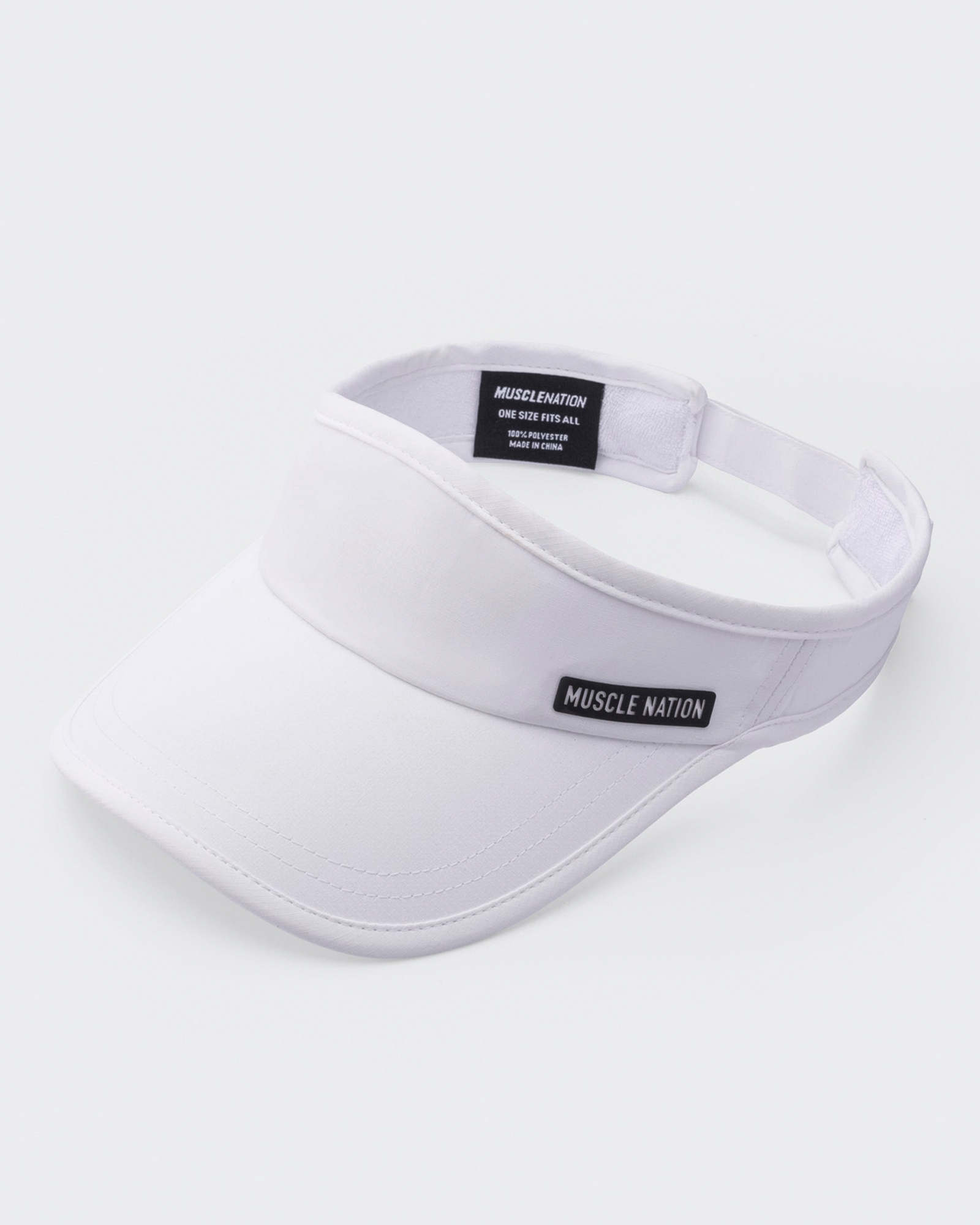 Muscle Nation Active Visor - White