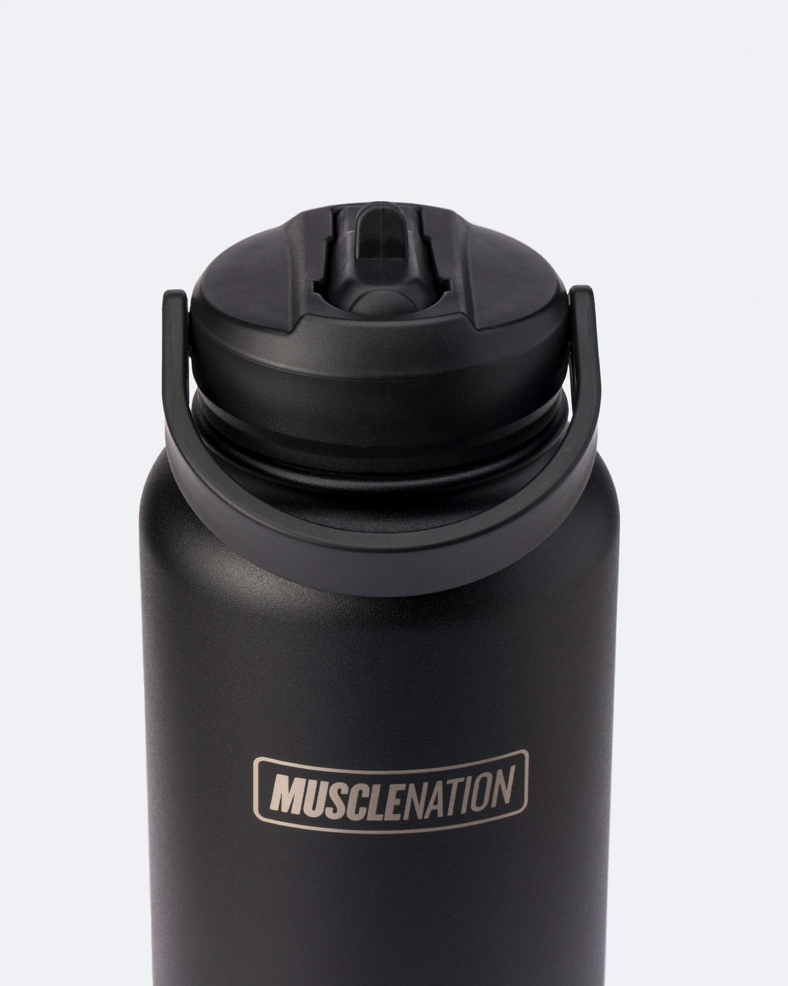 1L Insulated Water Bottle - Black