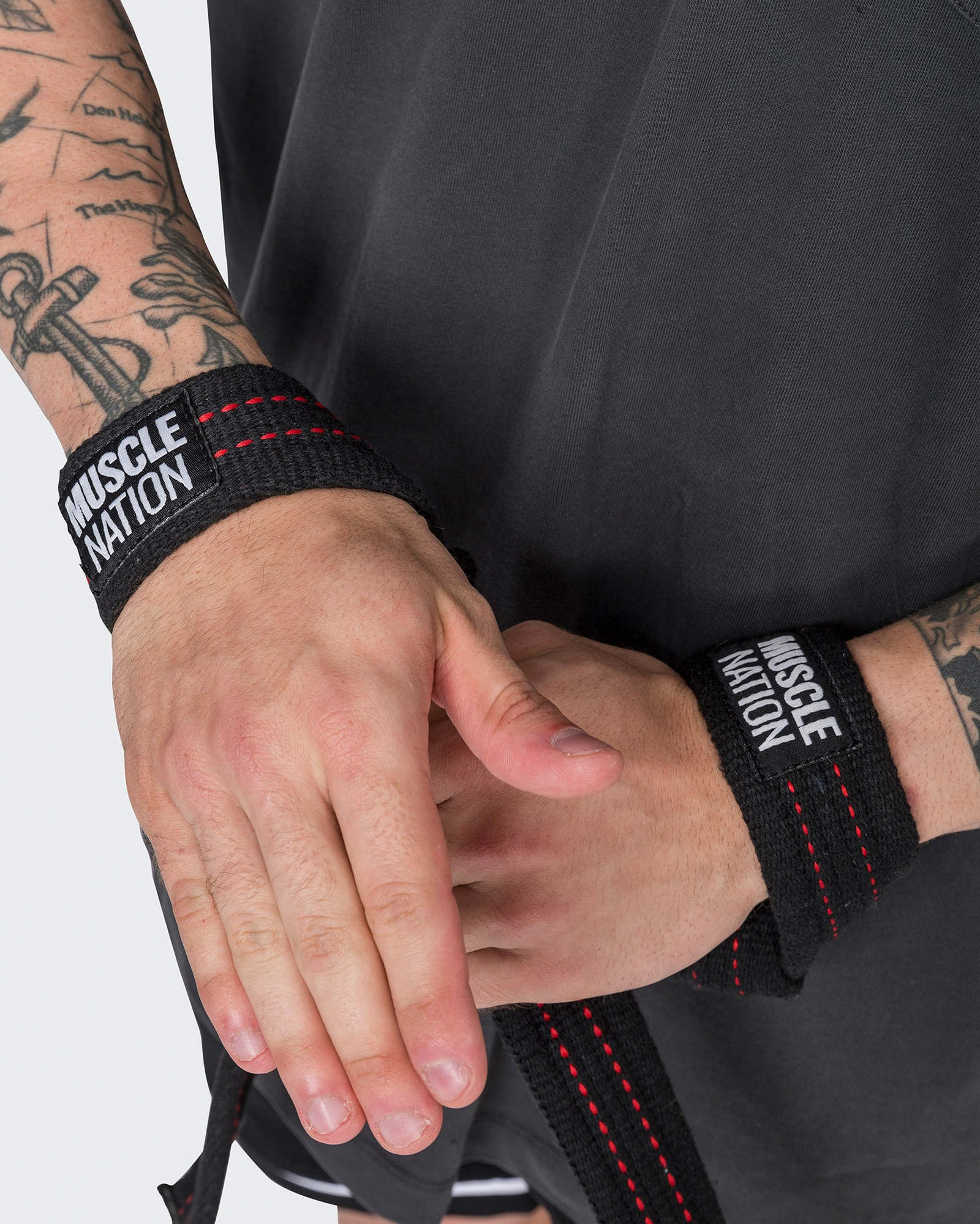 Lifting Straps - Black / Red