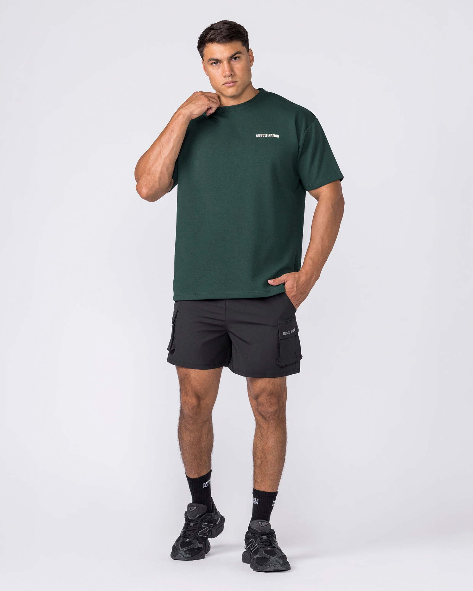 Active Cargo 5" Shorts - Black