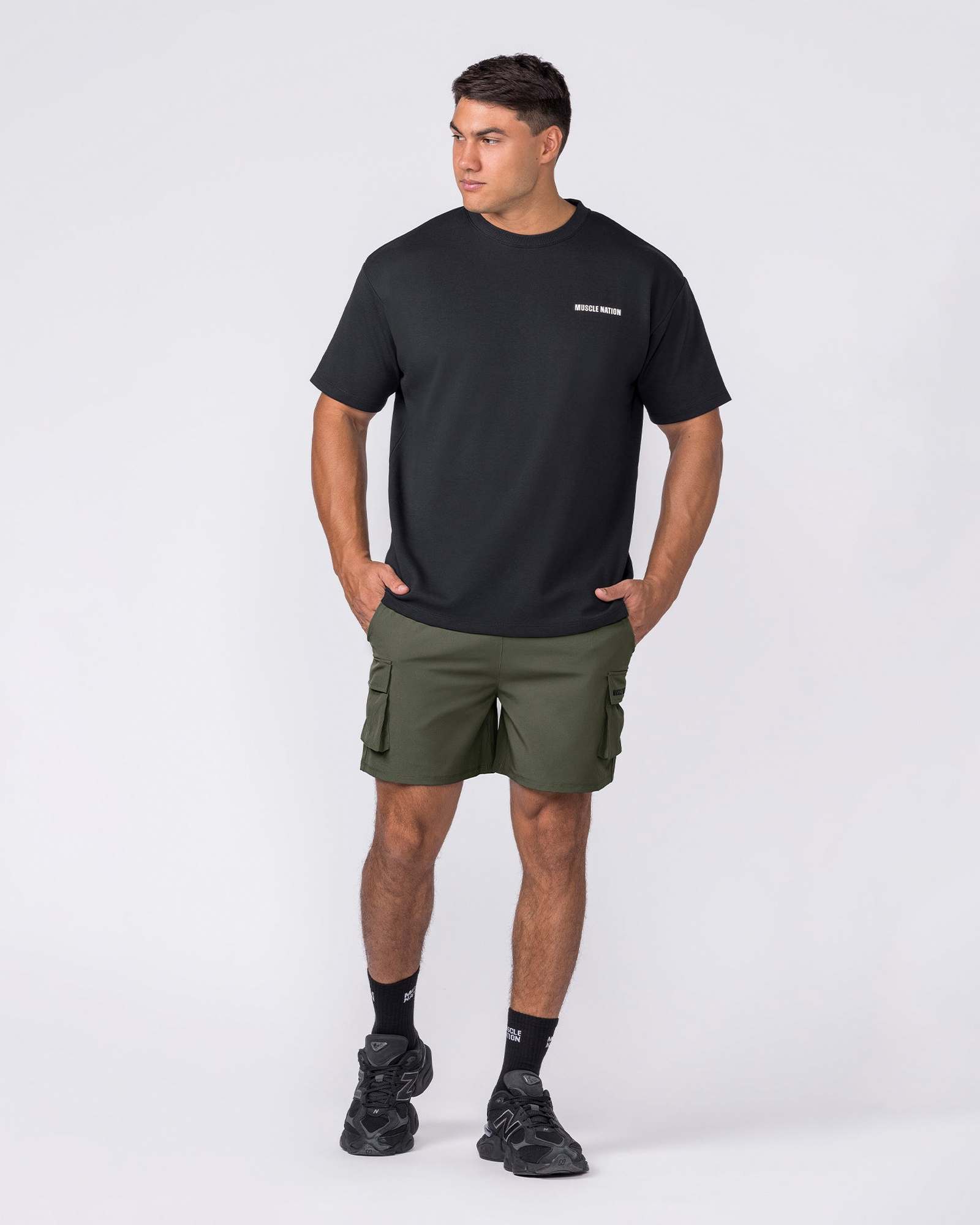 Active Cargo 5" Shorts - Dark Khaki