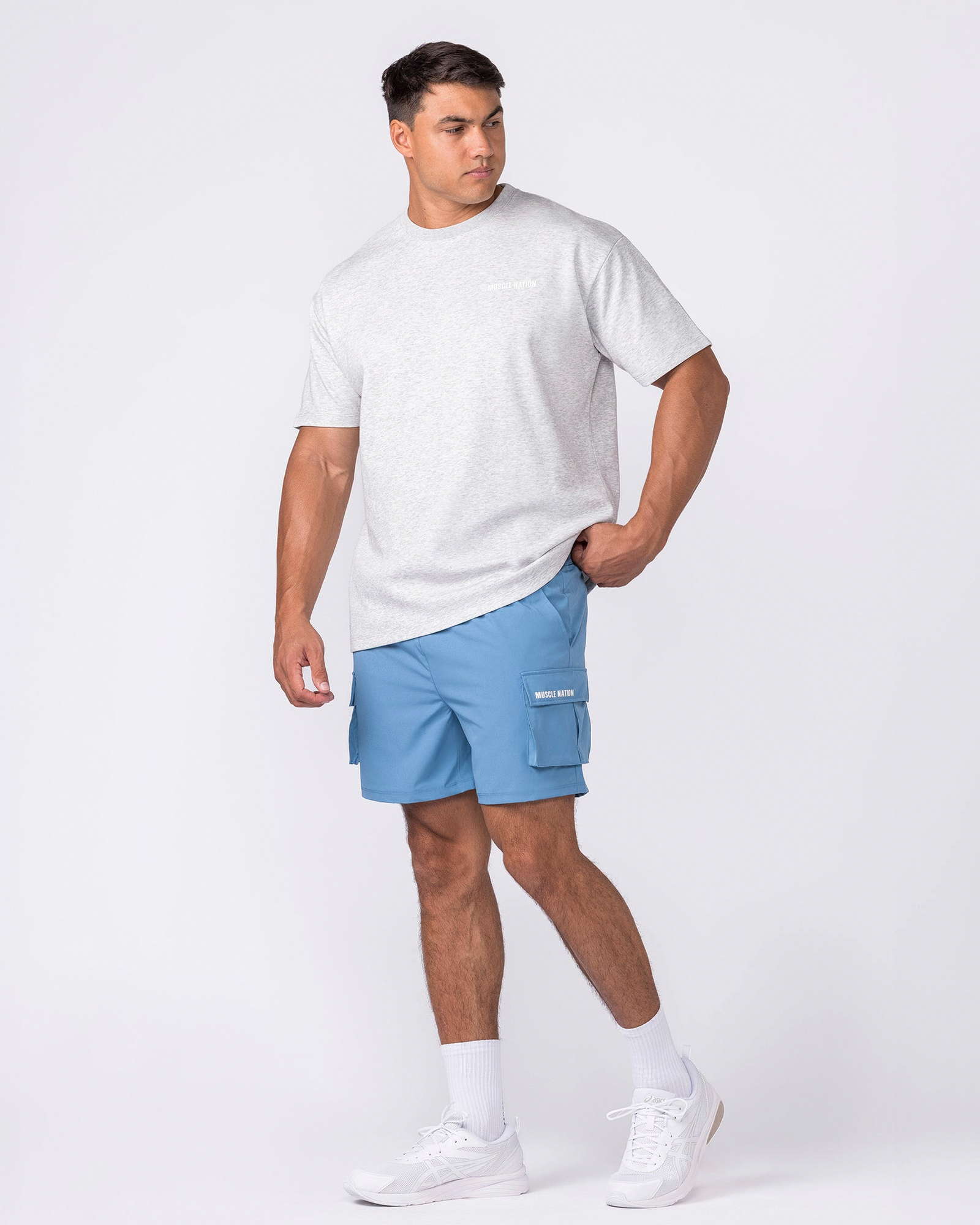 Active Cargo 5" Shorts - Pacific