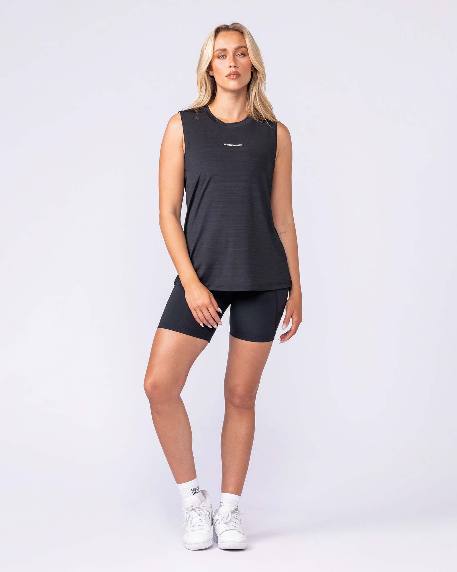 Active Drop Arm Training Tank - Black