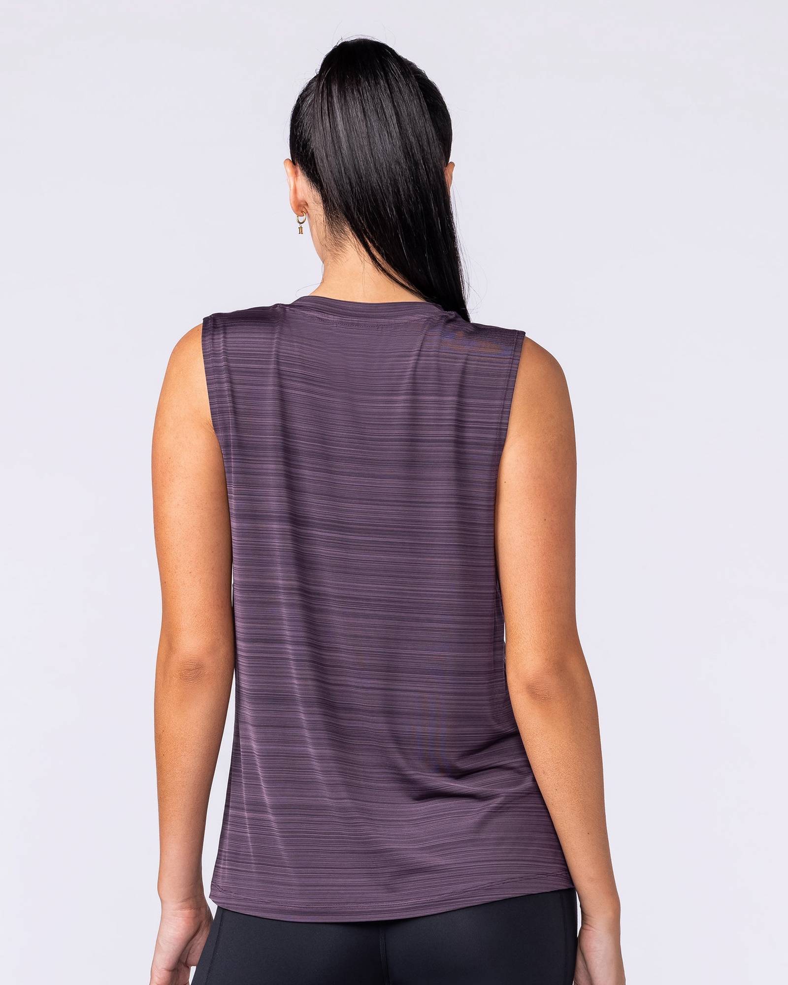 Active Drop Arm Training Tank - Midnight Plum