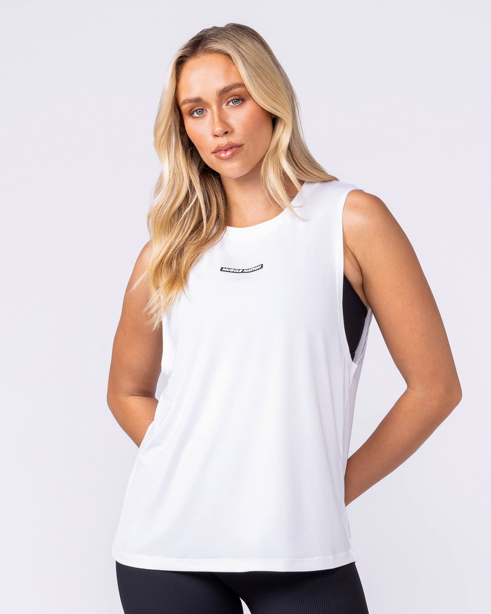 Active Drop Arm Training Tank - White