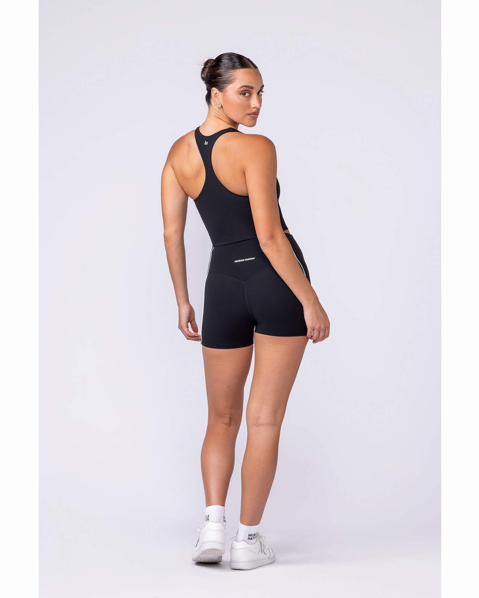 Active Form Cropped Tank - Black