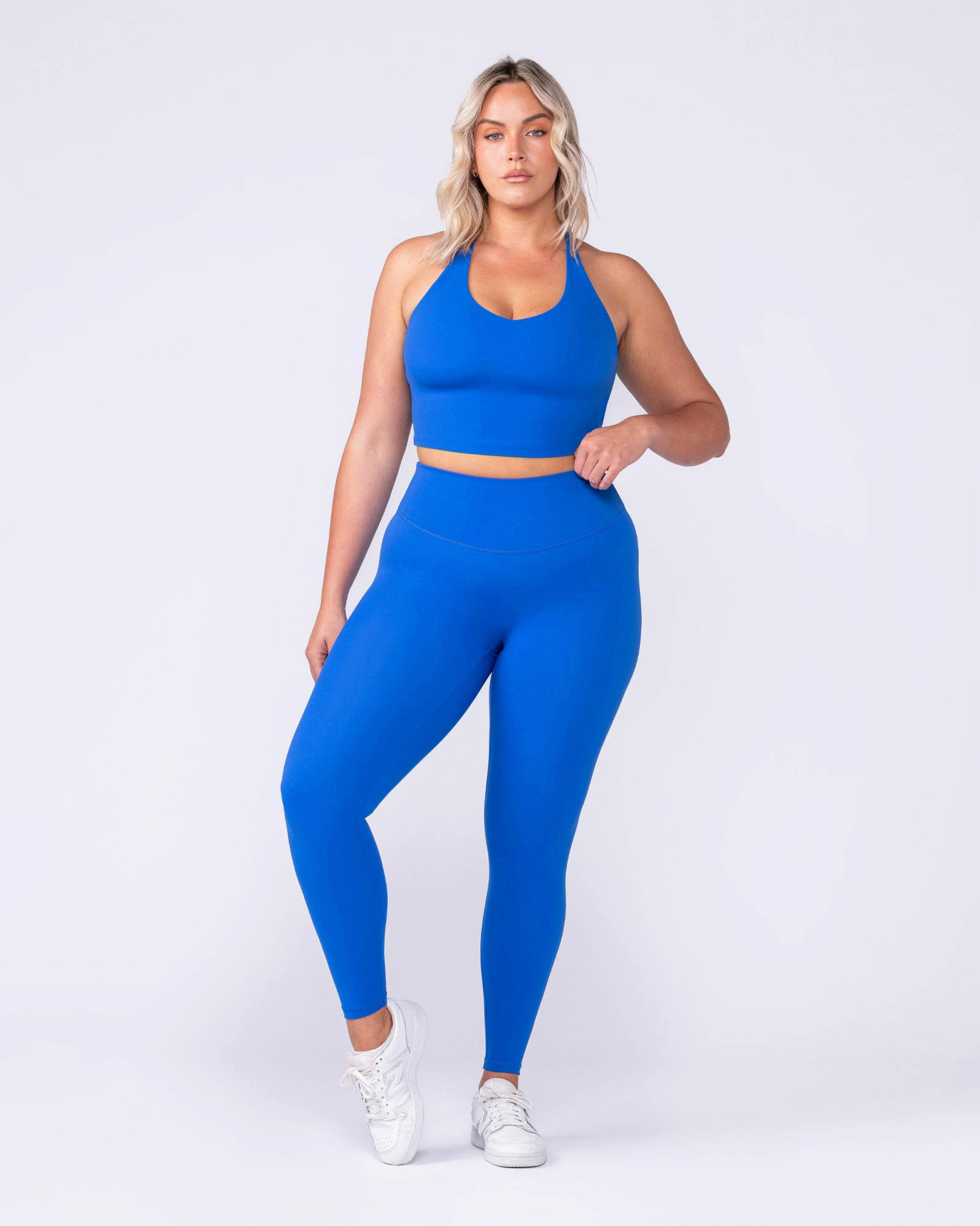 Active Form Cropped Tank - Bondi Blue