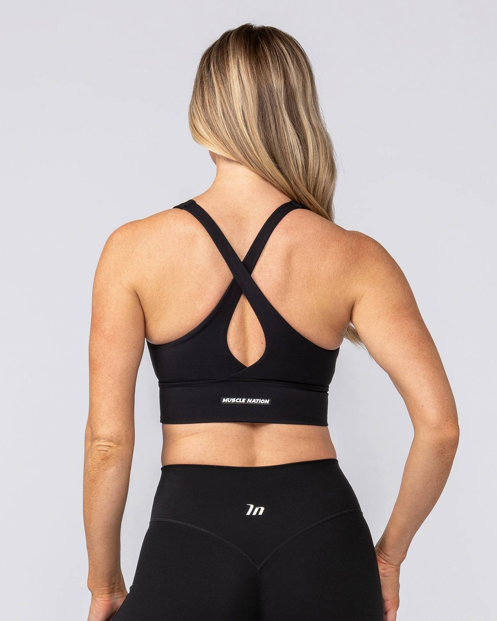 Allure Longline Bra - Black