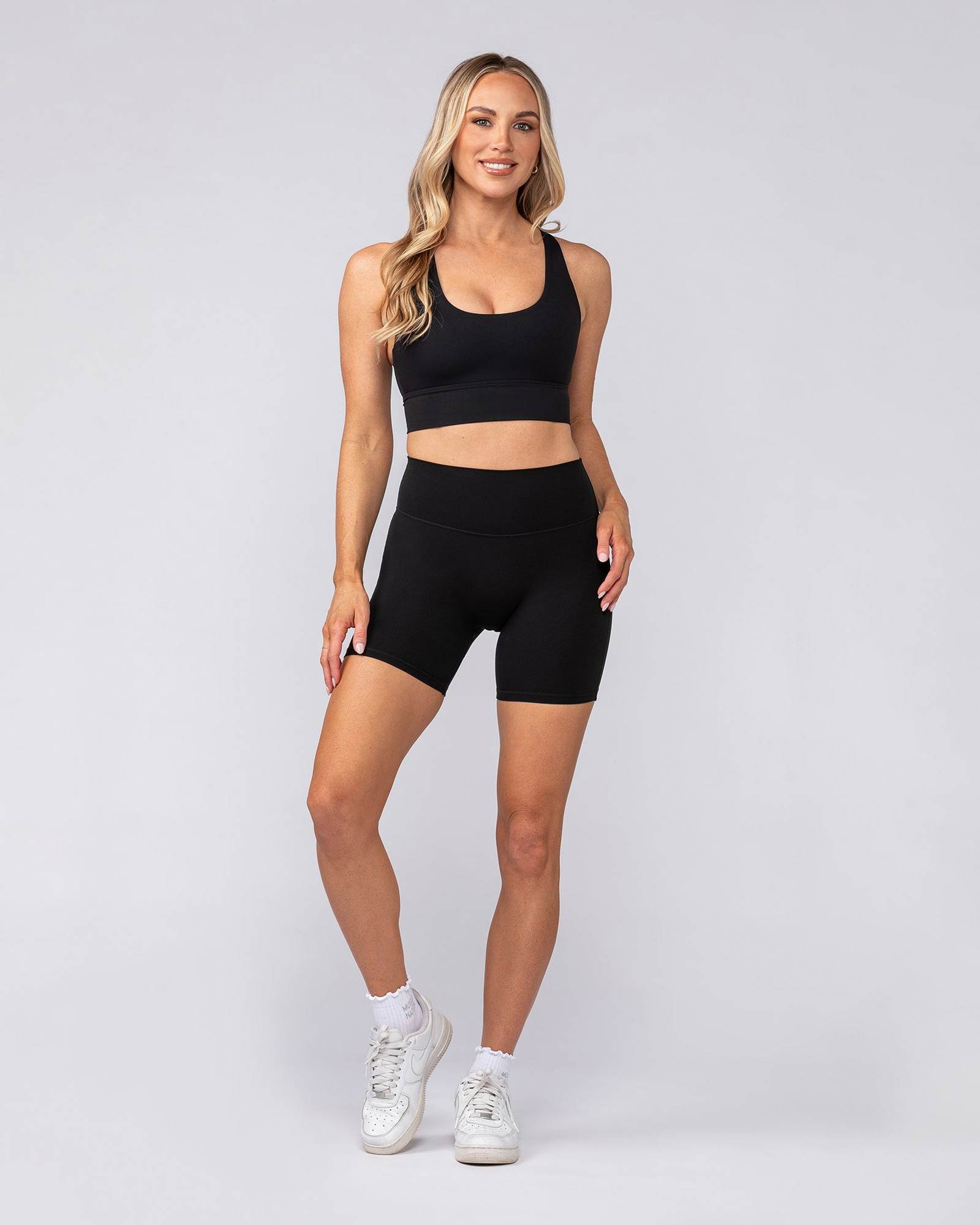 Allure Longline Bra - Black