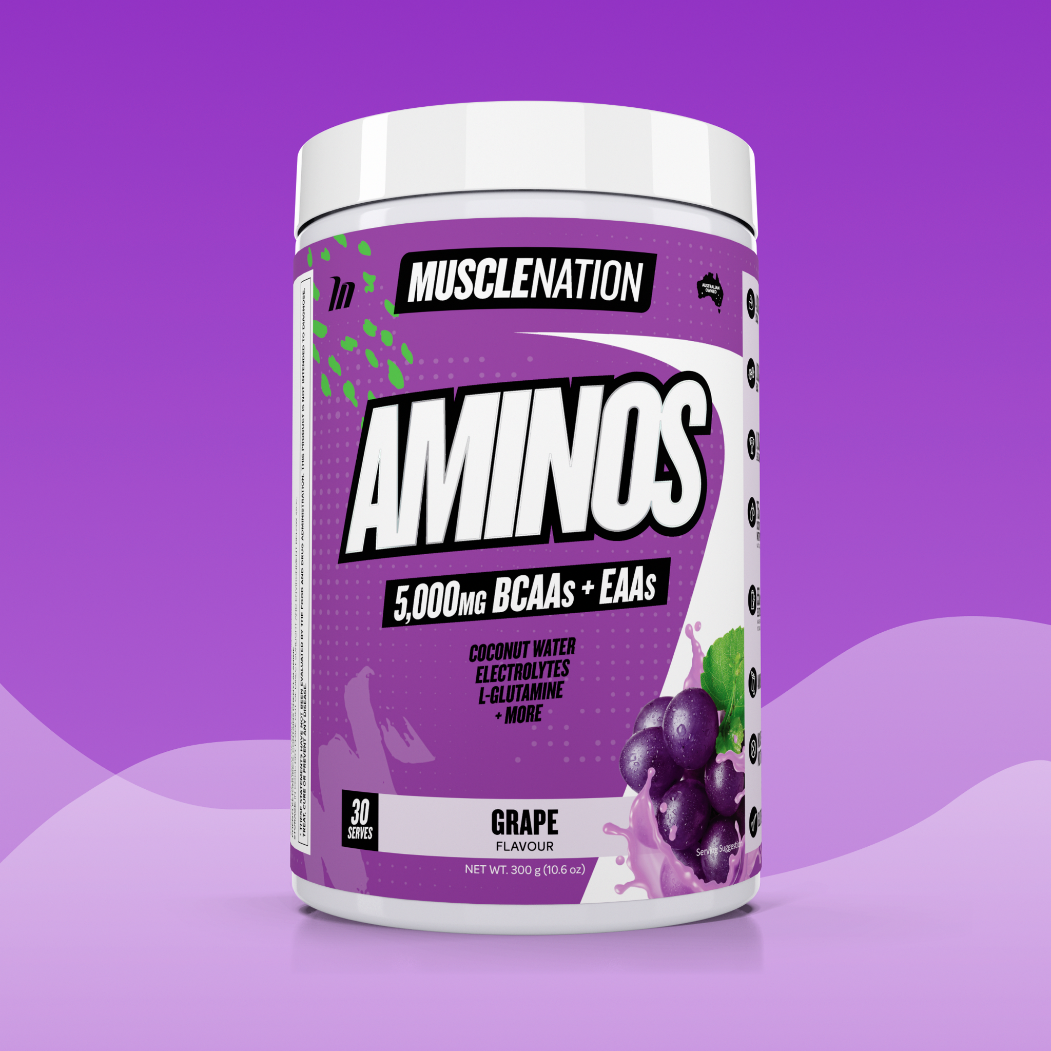 AMINOS + HYDRATION - Grape - 30 serves