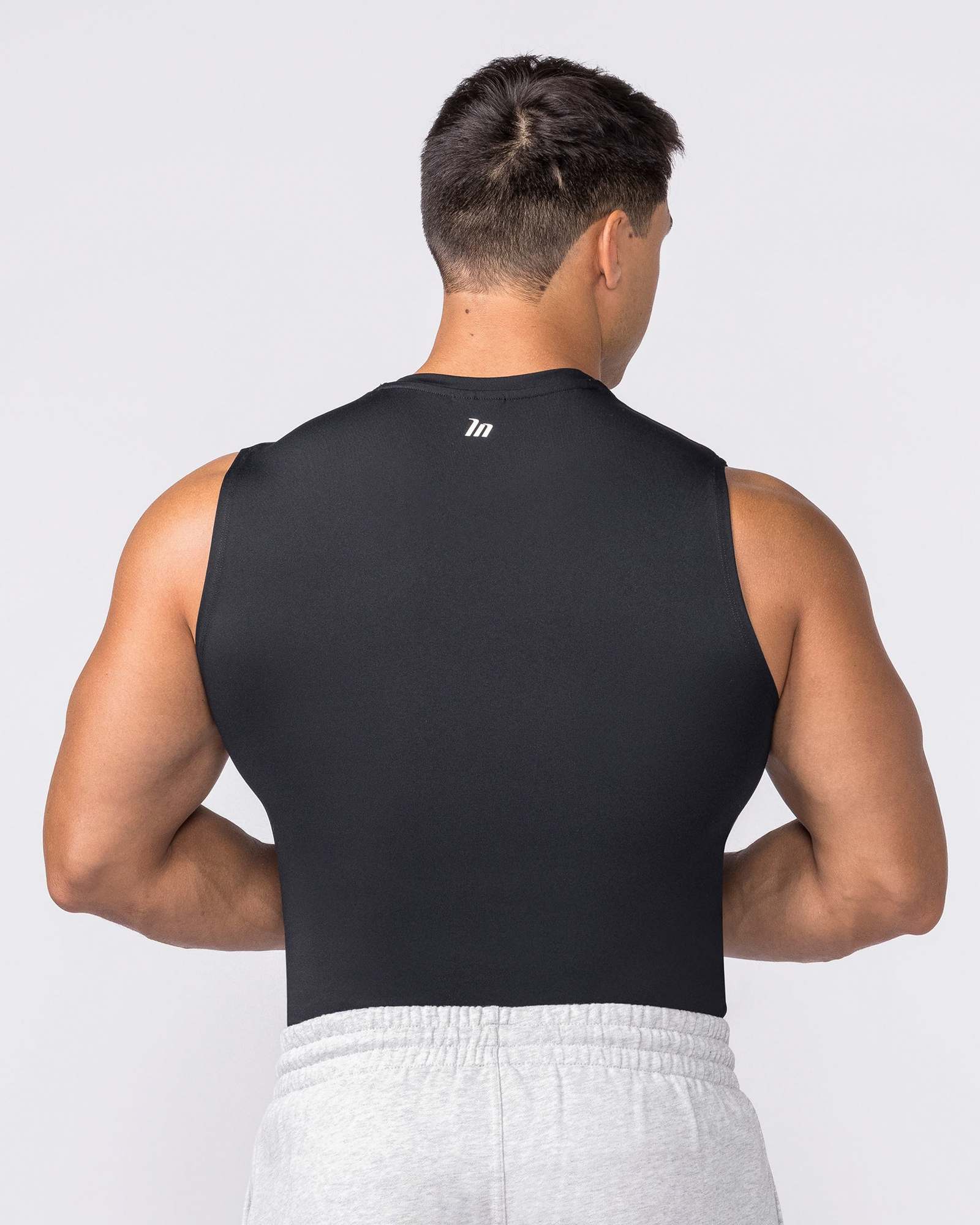 Apex Sleeveless Tee - Black