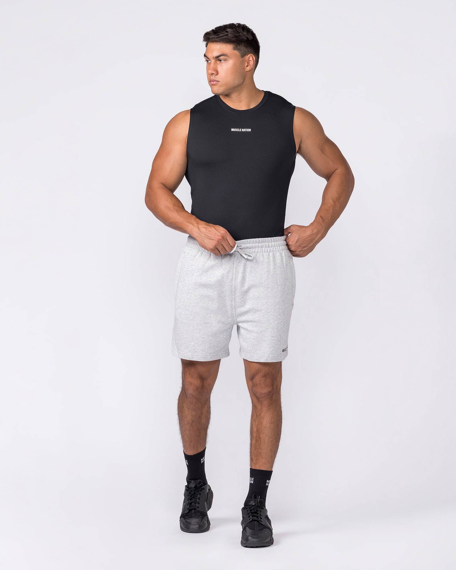 Apex Sleeveless Tee - Black