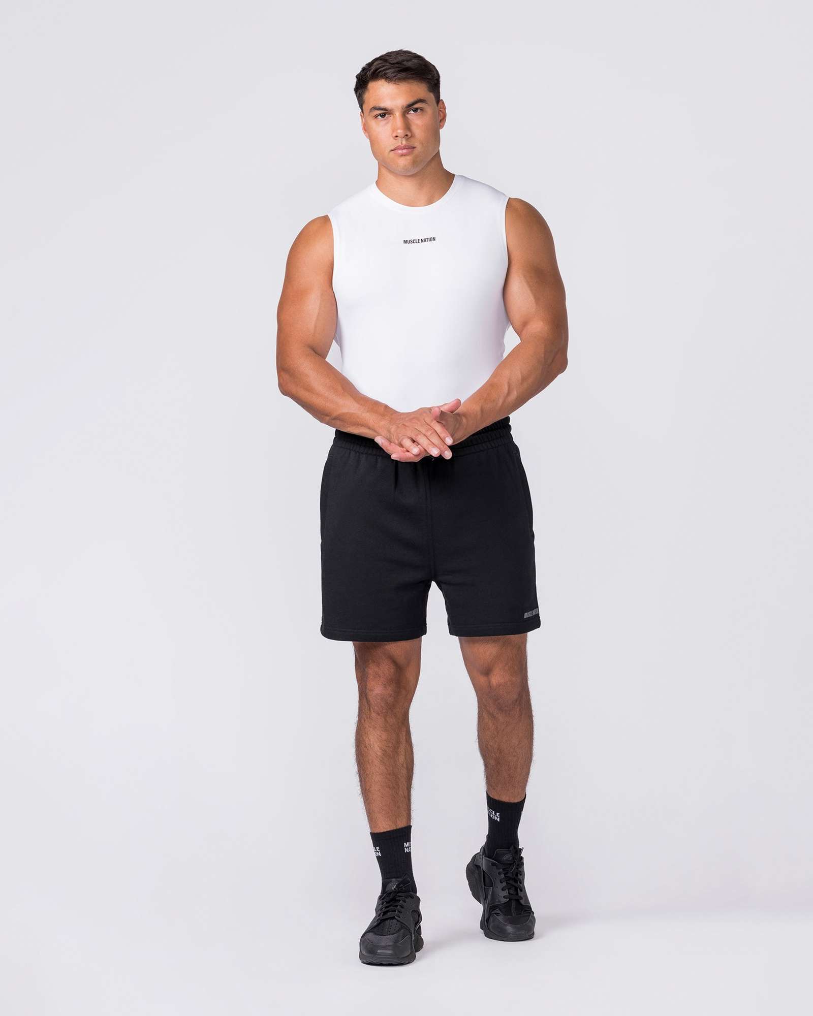 Apex Sleeveless Tee - White