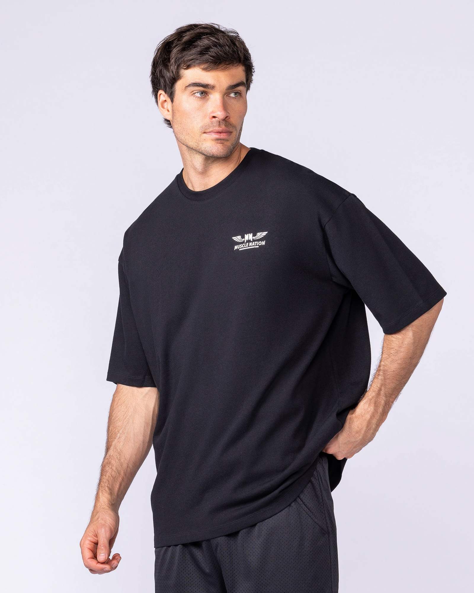 Archives Oversized Tee - Black