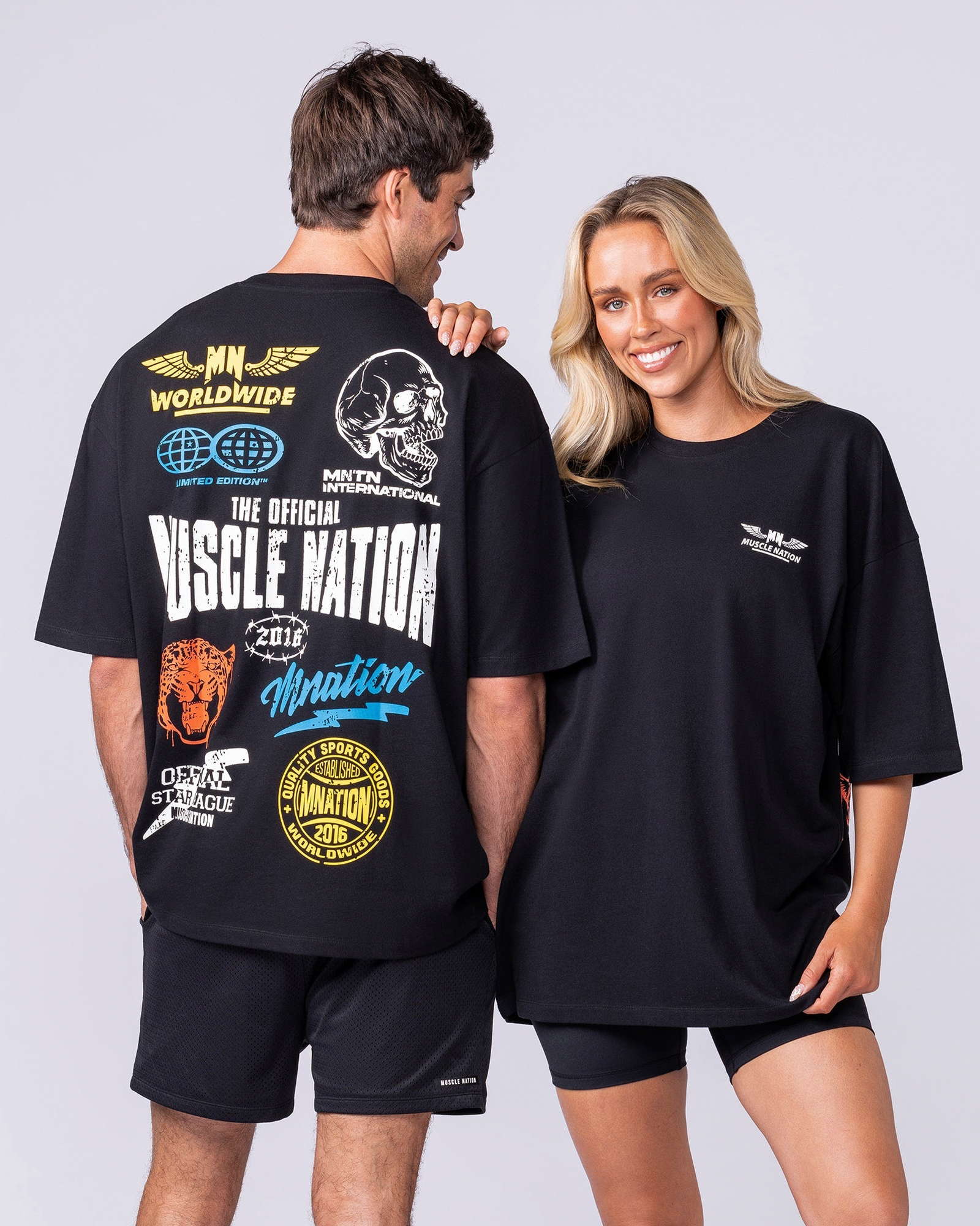 Archives Oversized Tee - Black