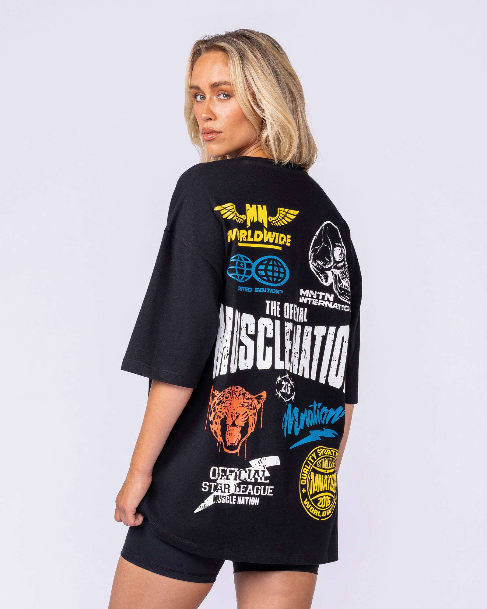 Archives Oversized Tee - Black