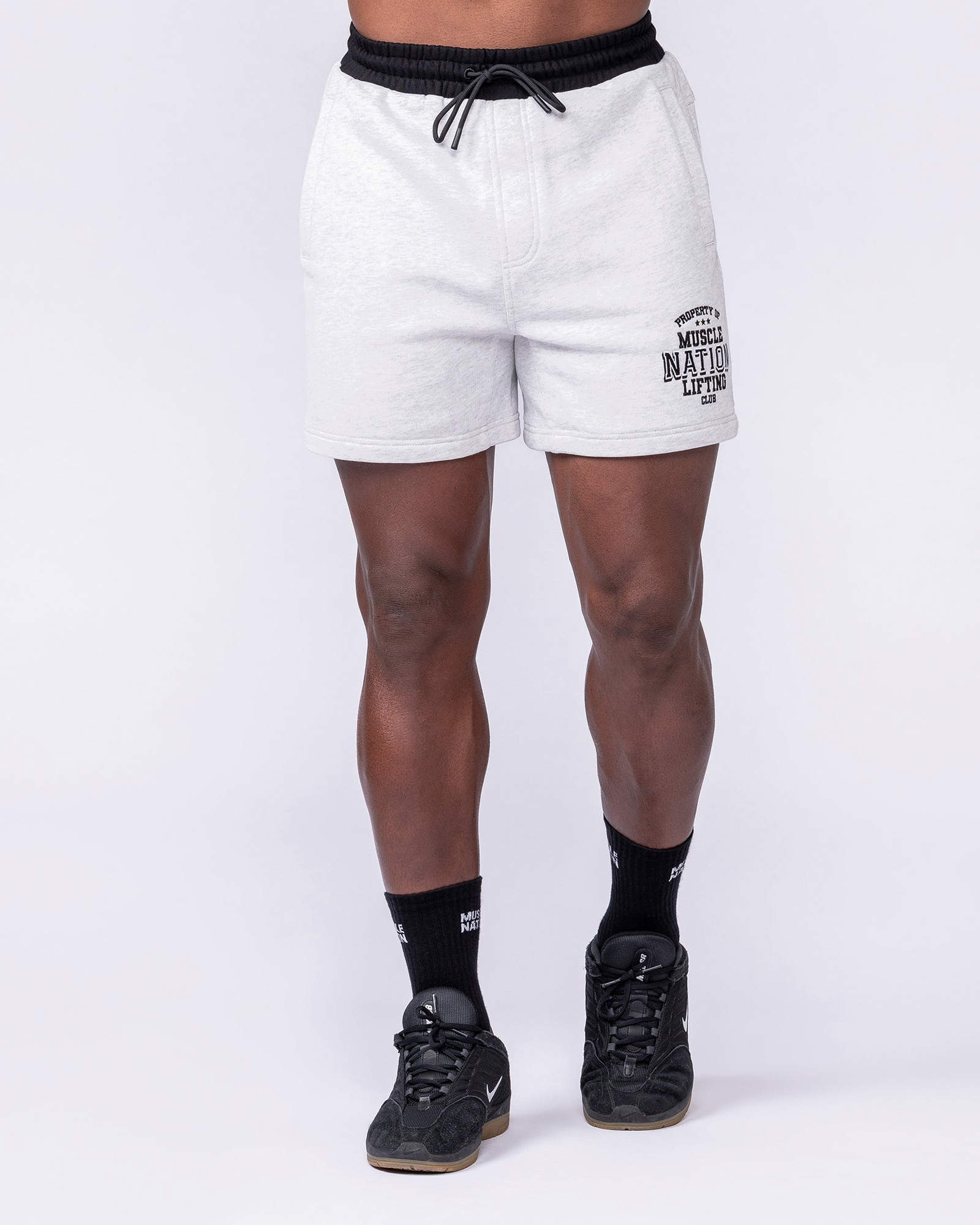 Archives Sweat 5" Shorts - Snow Grey Marl