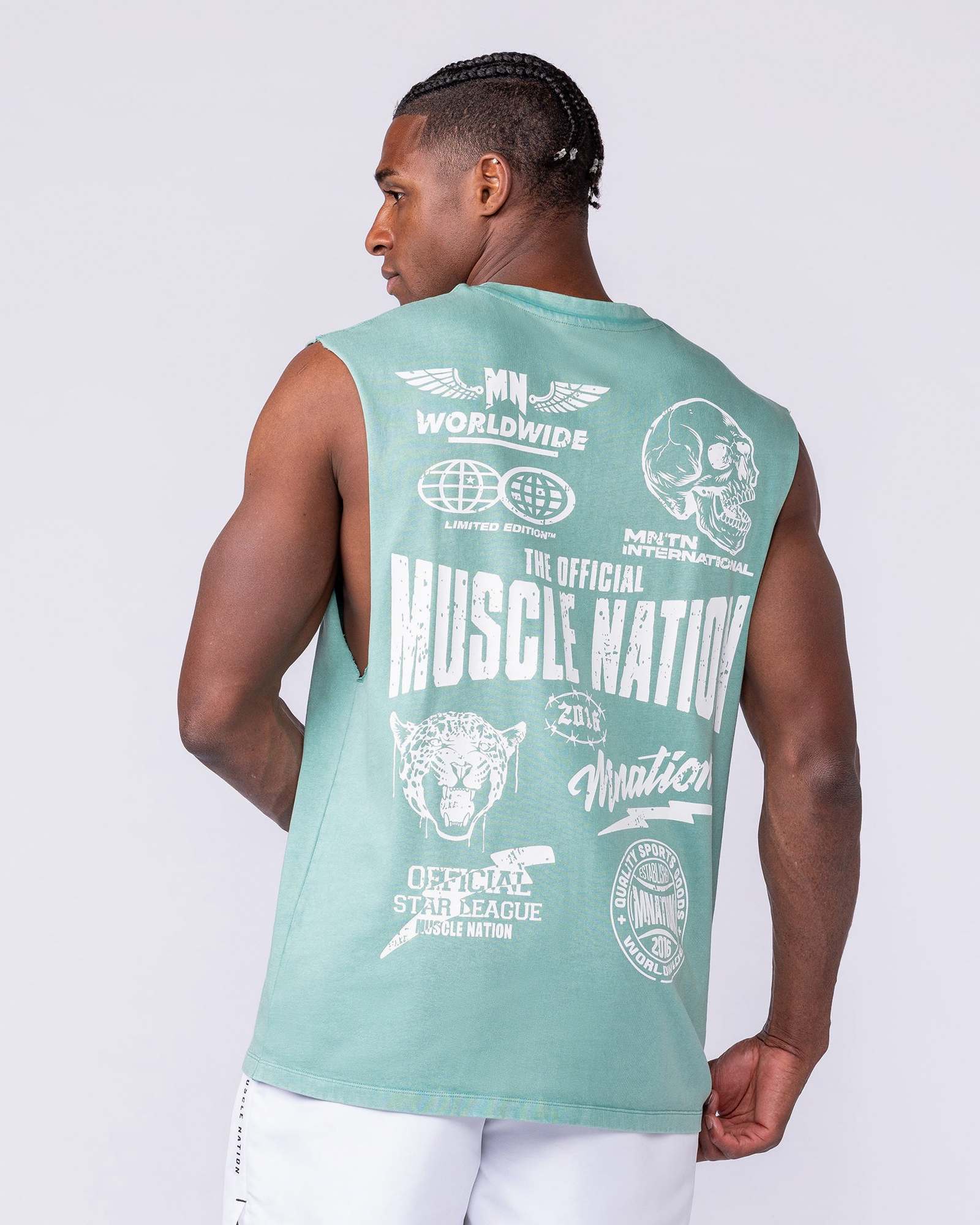 Archives Vintage Muscle Tank - Washed Alpine