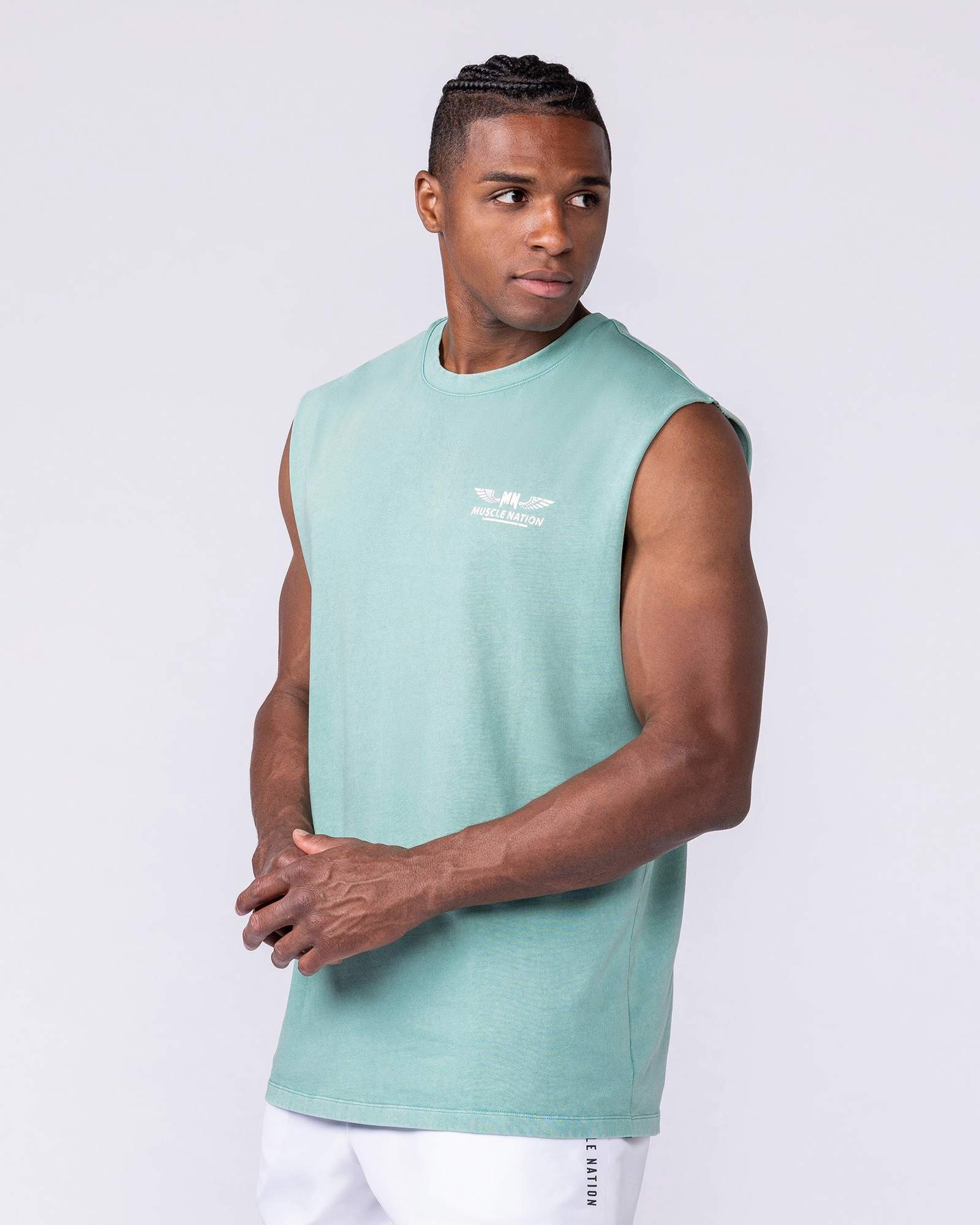 Archives Vintage Muscle Tank - Washed Alpine