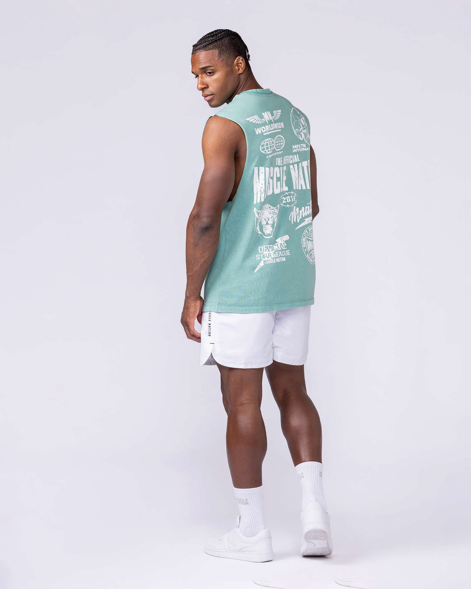 Archives Vintage Muscle Tank - Washed Alpine