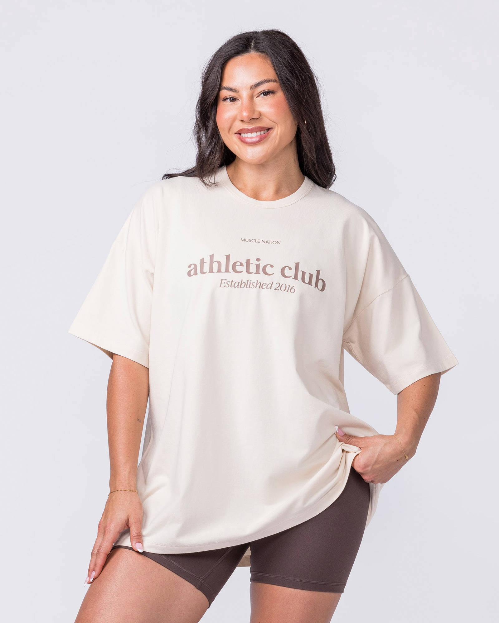 Athletic Club Oversized Tee - Dew