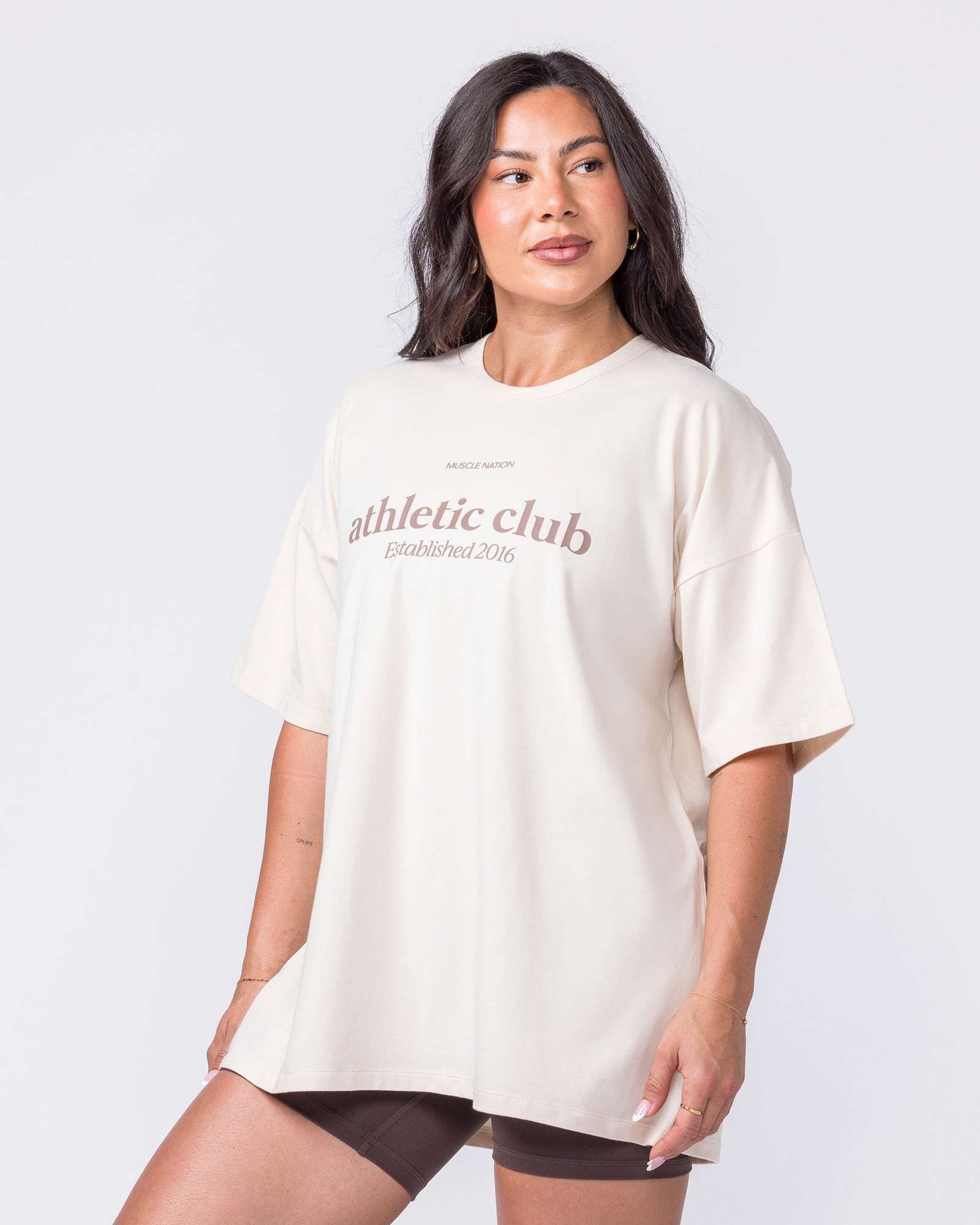 Athletic Club Oversized Tee - Dew