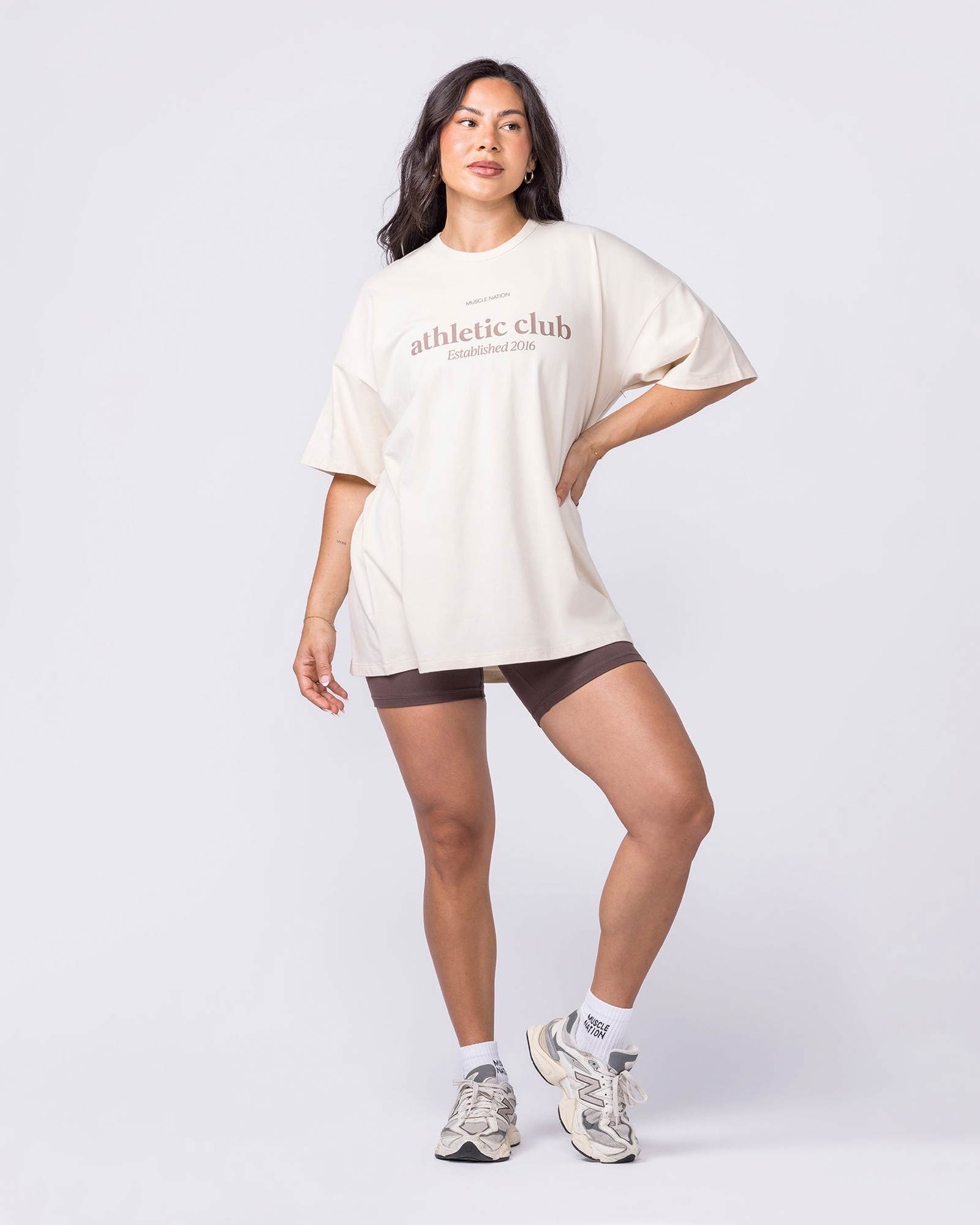 Athletic Club Oversized Tee - Dew