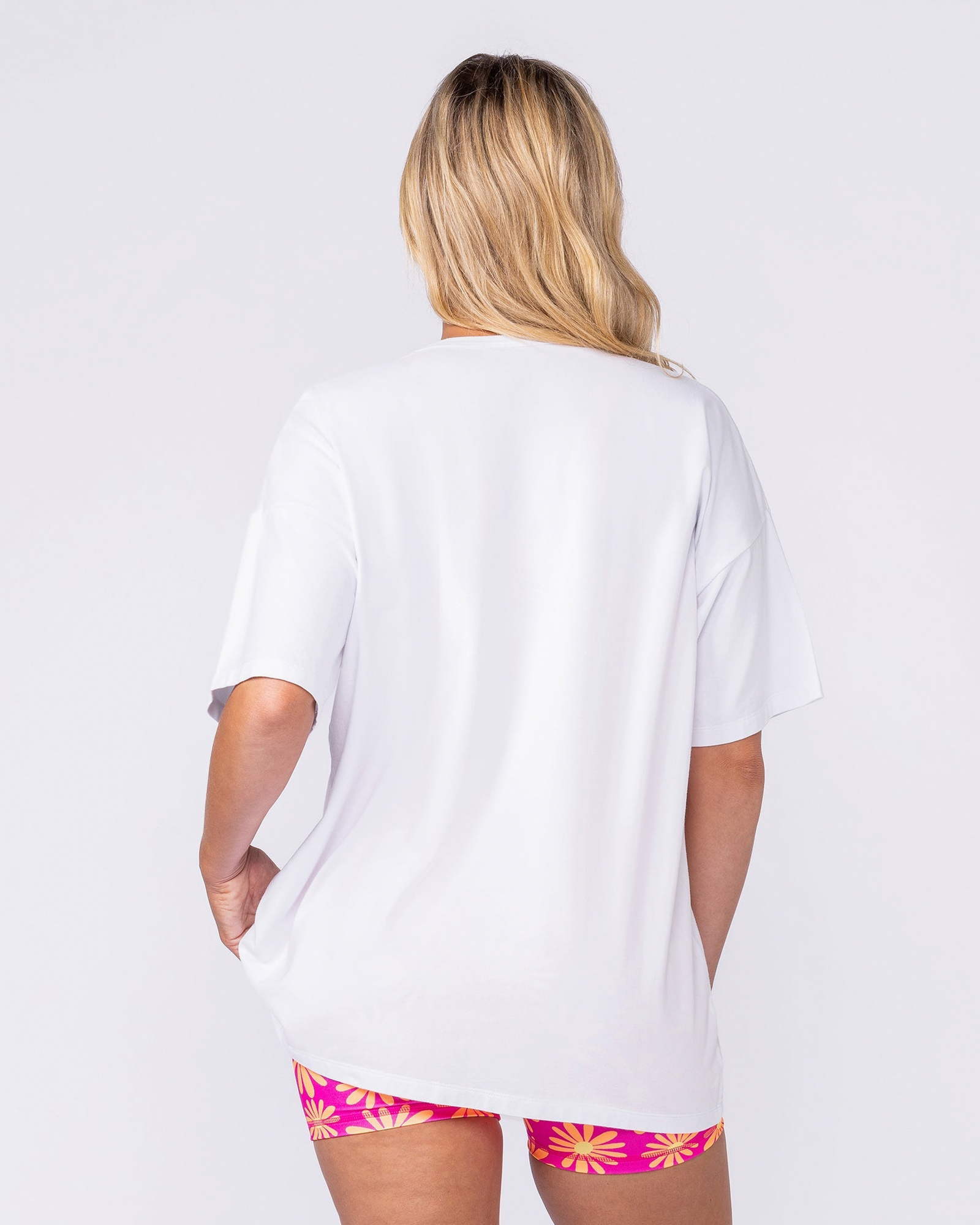 Athletic Club Oversized Tee - White