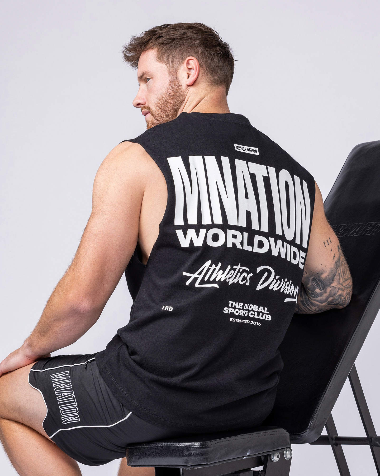 Athletic Division Muscle Tank - Black