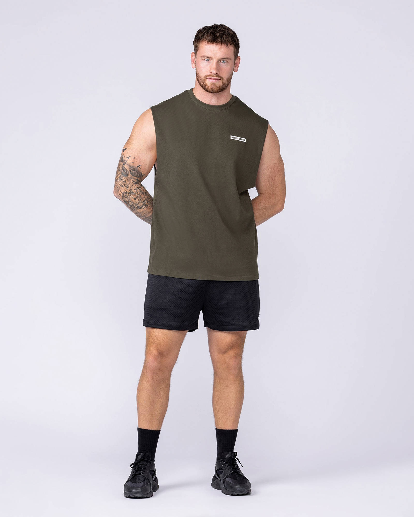 Athletic Division Muscle Tank - Dark Khaki