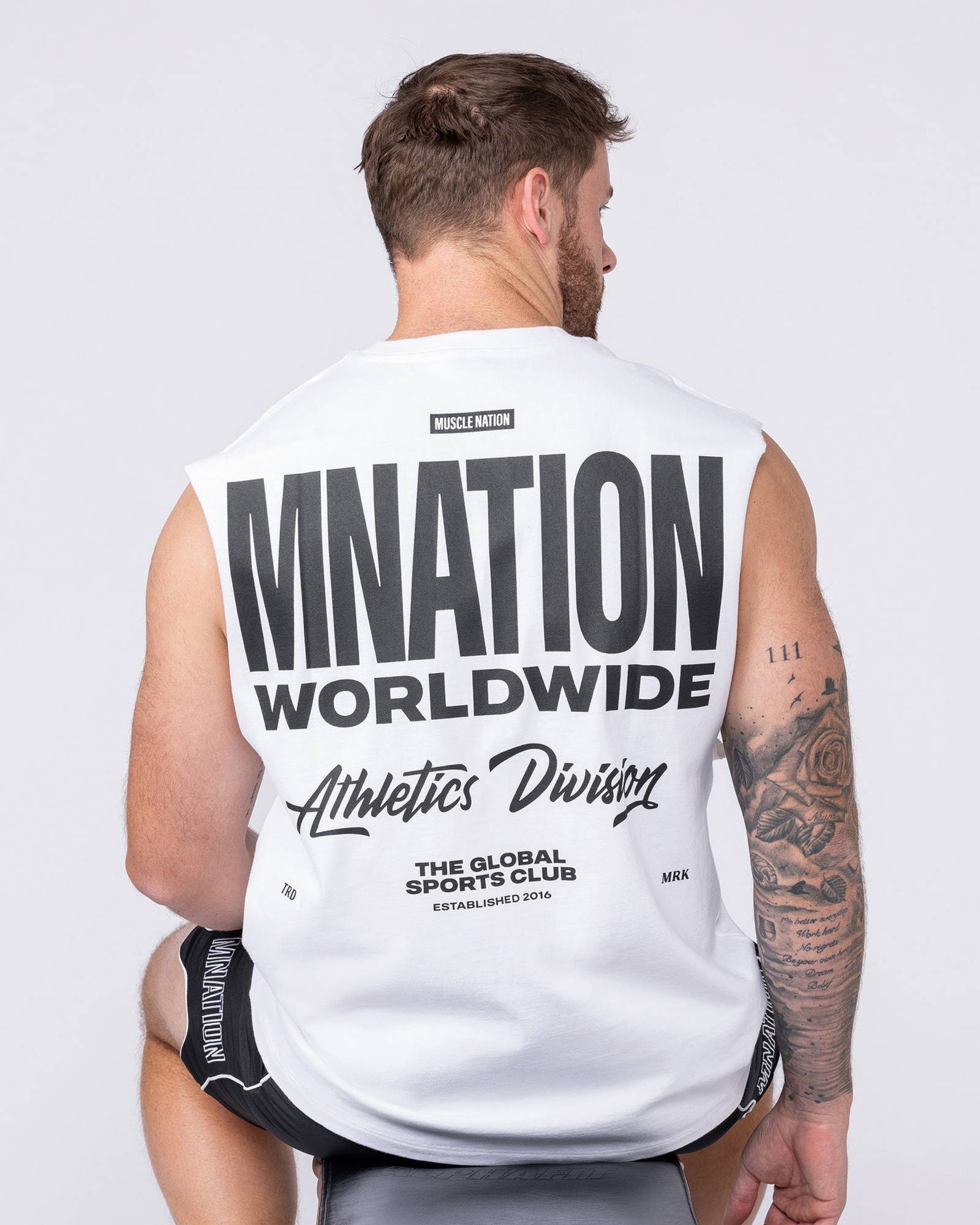 Athletic Division Muscle Tank - White