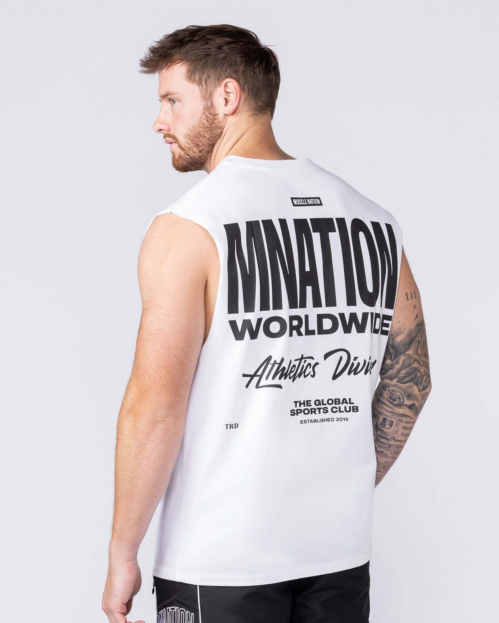 Athletic Division Muscle Tank - White