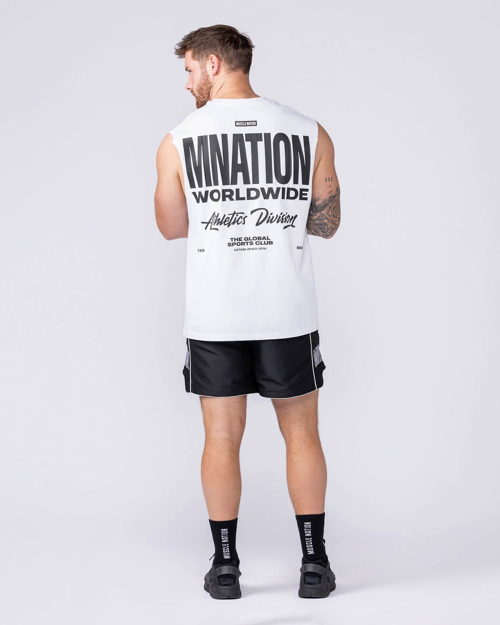 Athletic Division Muscle Tank - White