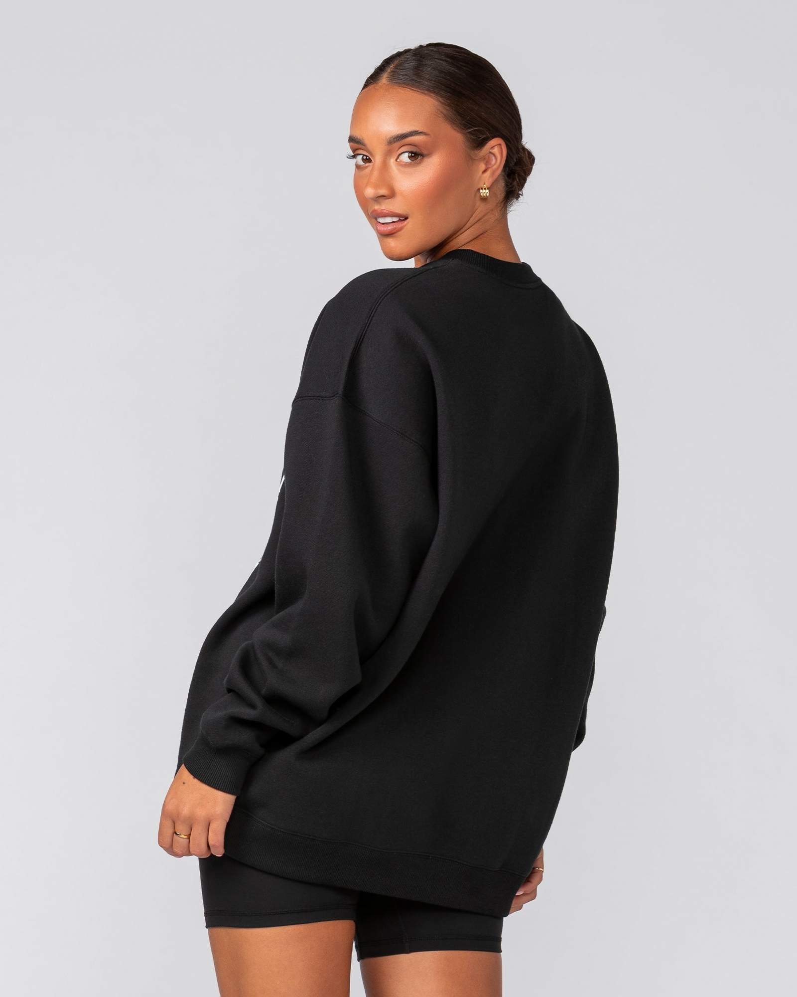 Athletics Oversized Pullover - Black