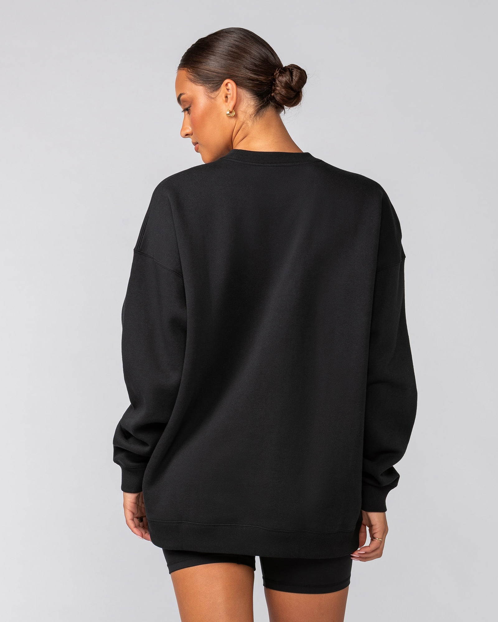 Athletics Oversized Pullover - Black