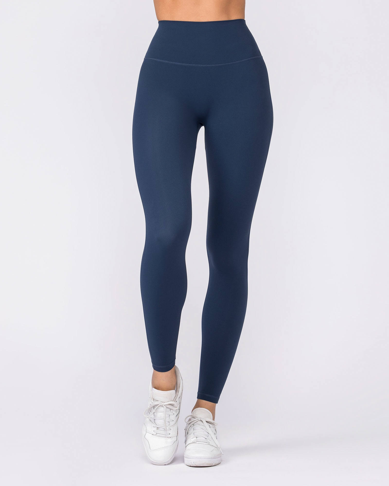 Aura Peachy High Invisible Scrunch Ankle Leggings - Navy