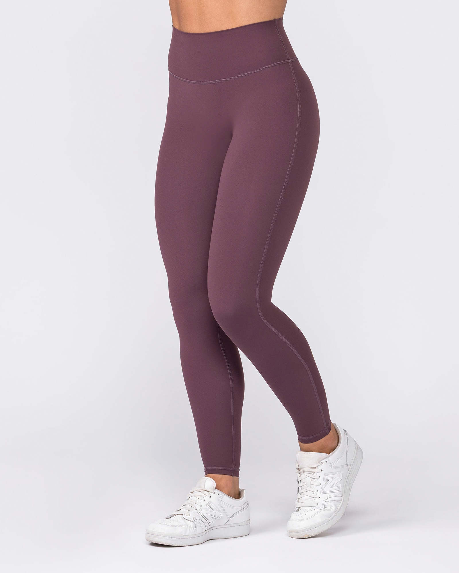 Aura Peachy Invisible Scrunch Ankle Leggings - Dark Cherry