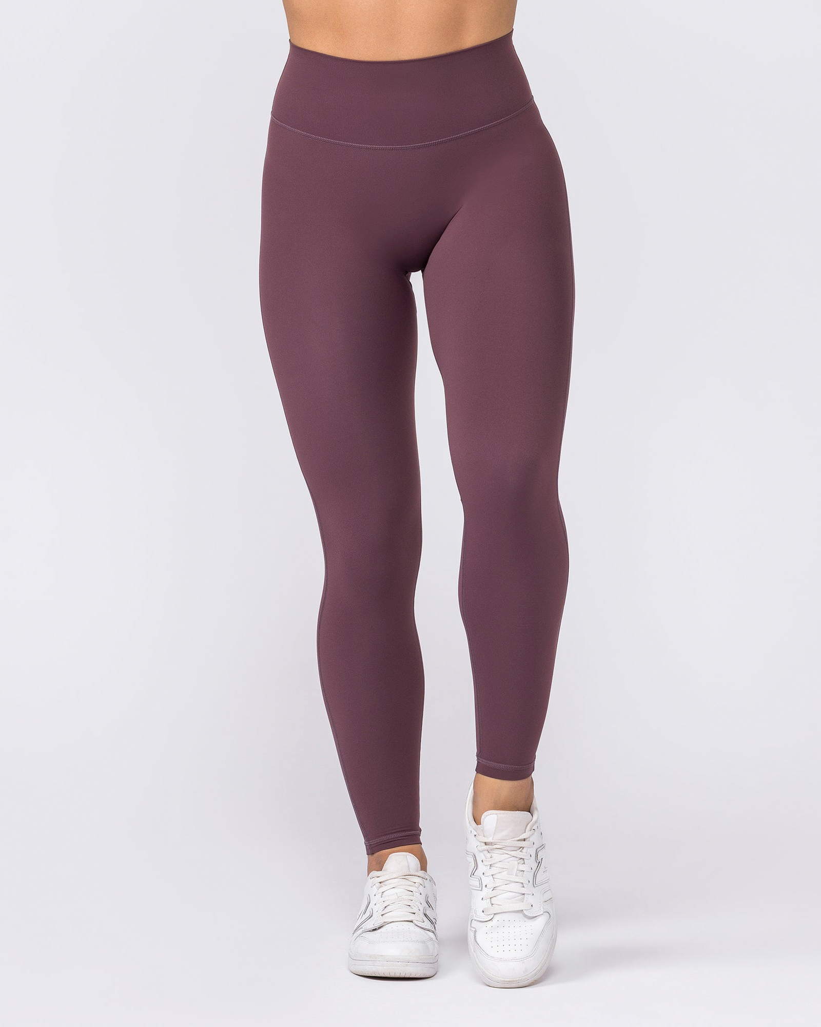 Aura Peachy Invisible Scrunch Ankle Leggings - Dark Cherry