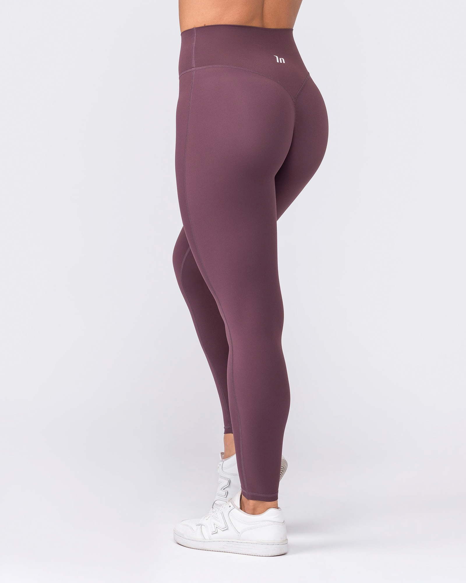 Aura Peachy Invisible Scrunch Ankle Leggings - Dark Cherry