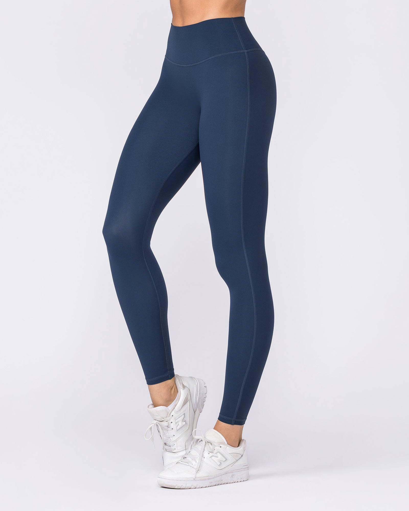 Aura Peachy Invisible Scrunch Ankle Leggings - Navy