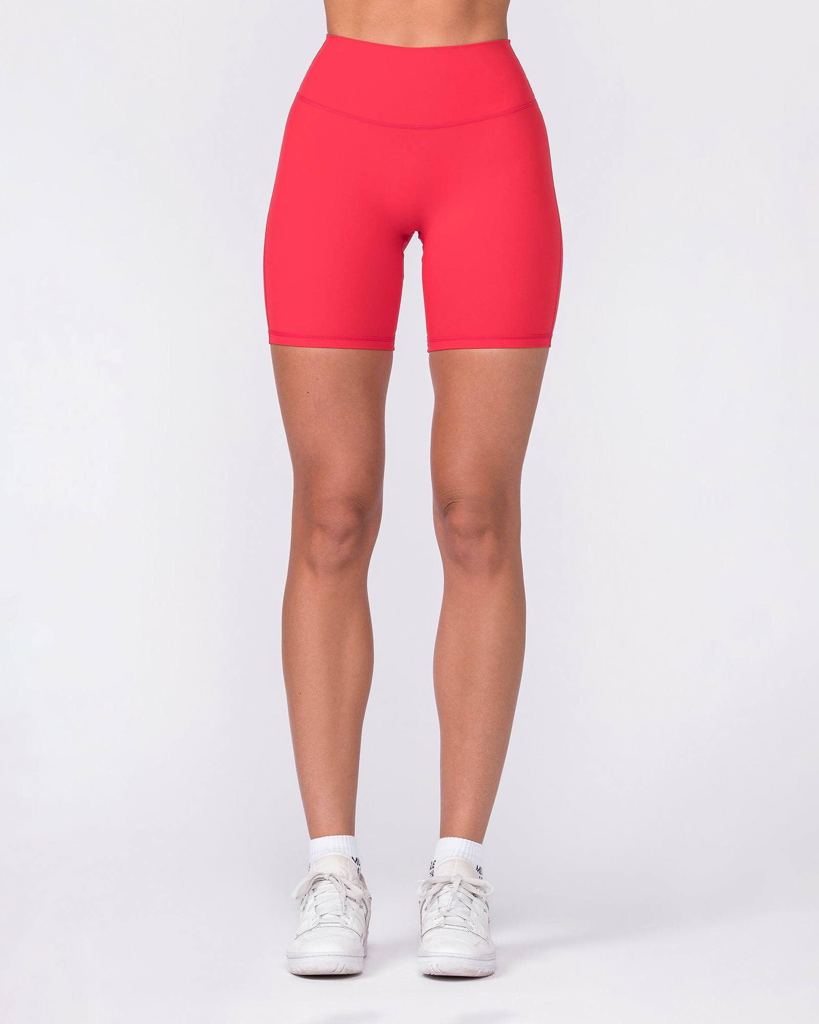Aura Peachy Invisible Scrunch Bike Shorts - Salsa