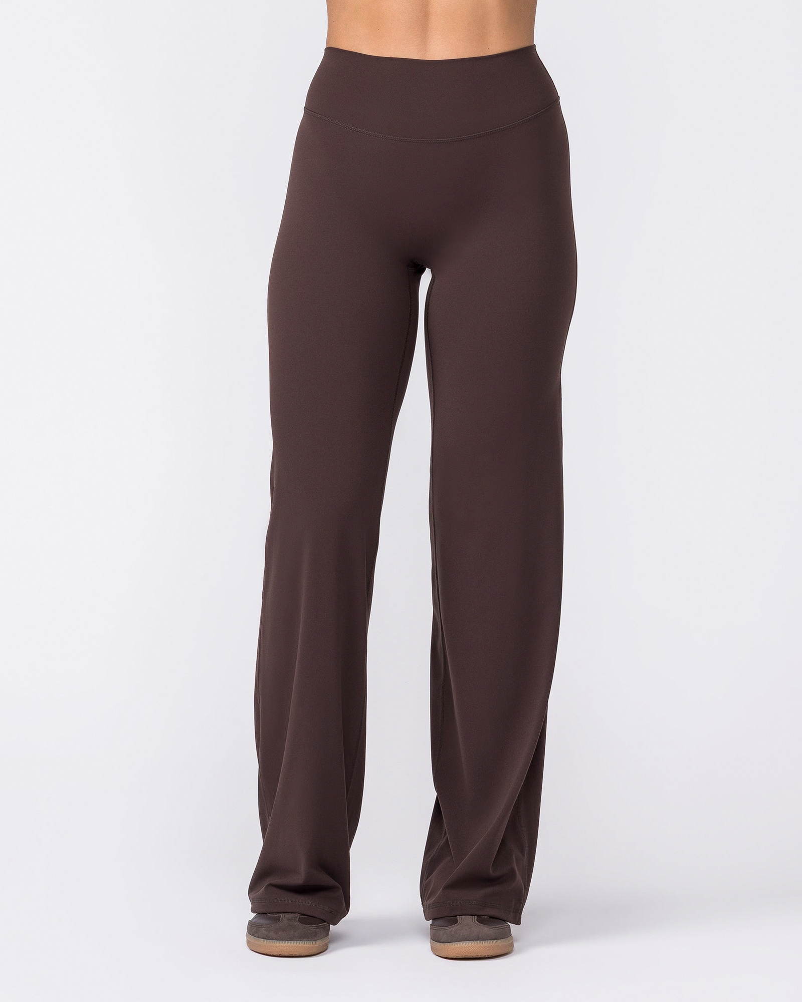 Aura Straight Leg Leggings Short - Cocoa