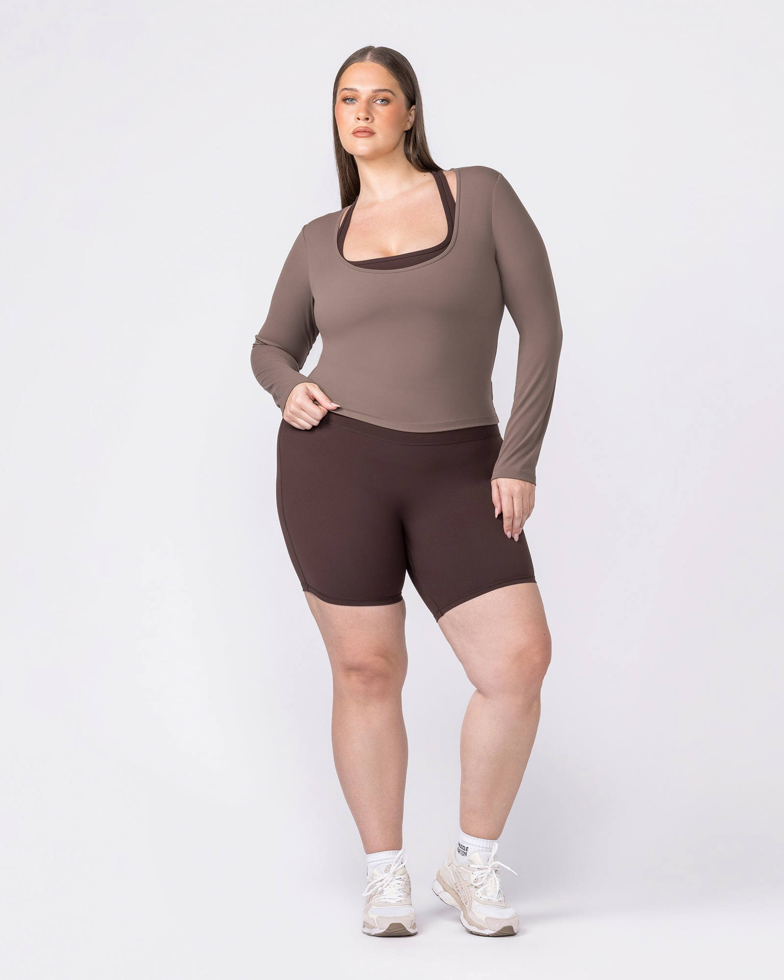 Base Long Sleeve Top - Taupe
