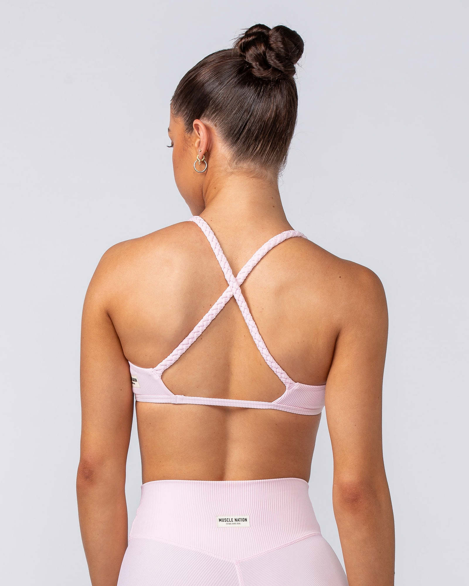 Breeze Rib Bralette - Baby Pink