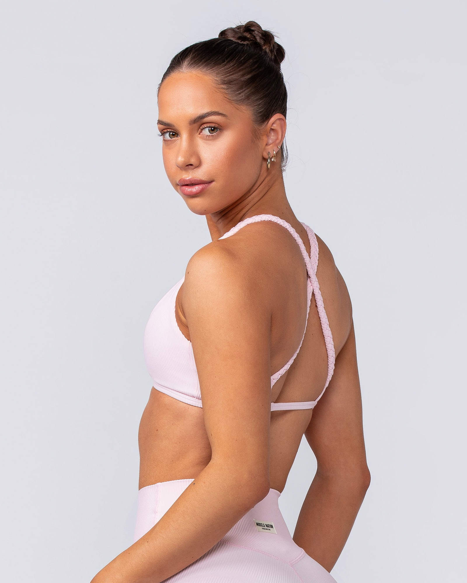 Breeze Rib Bralette - Baby Pink