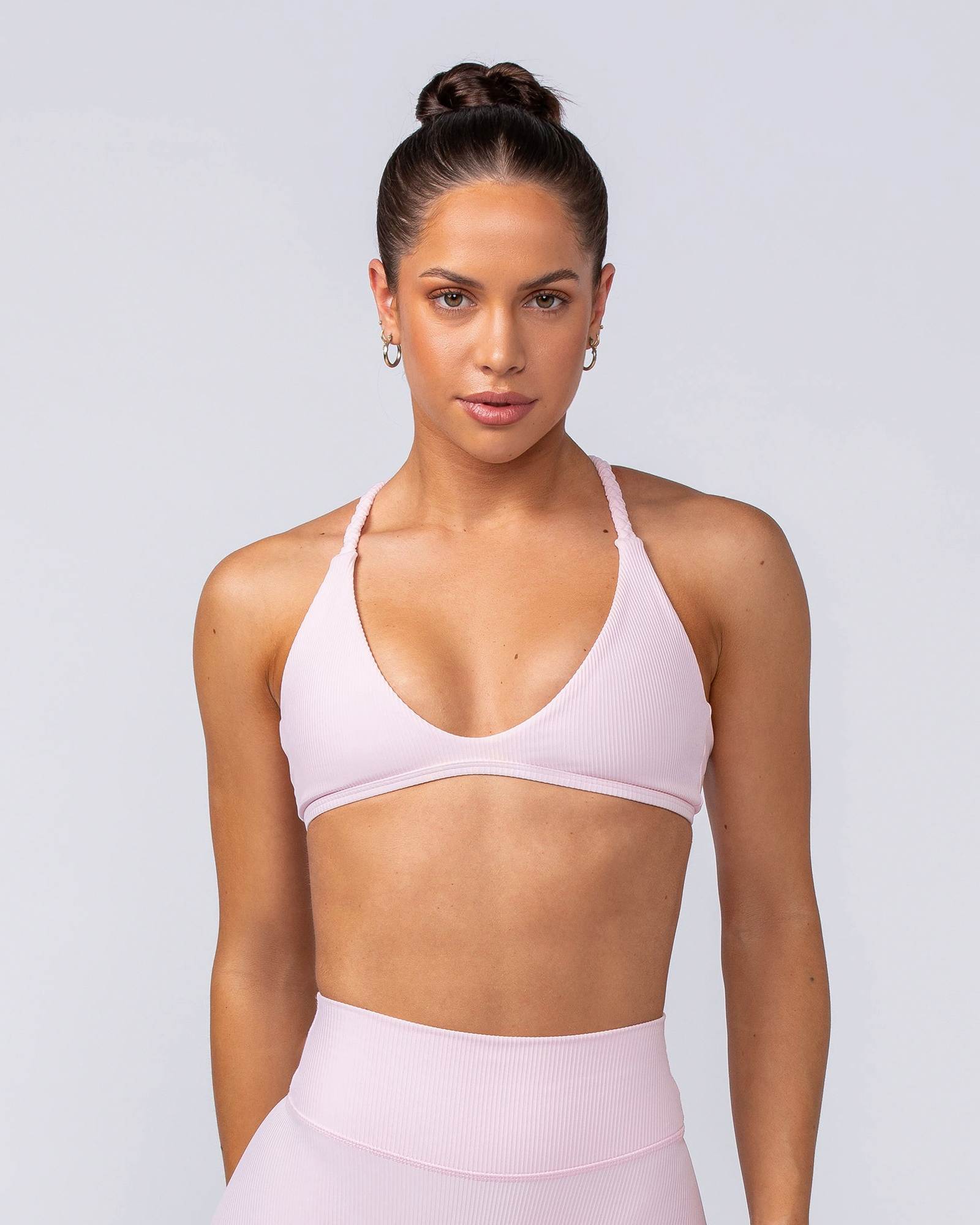 Breeze Rib Bralette - Baby Pink
